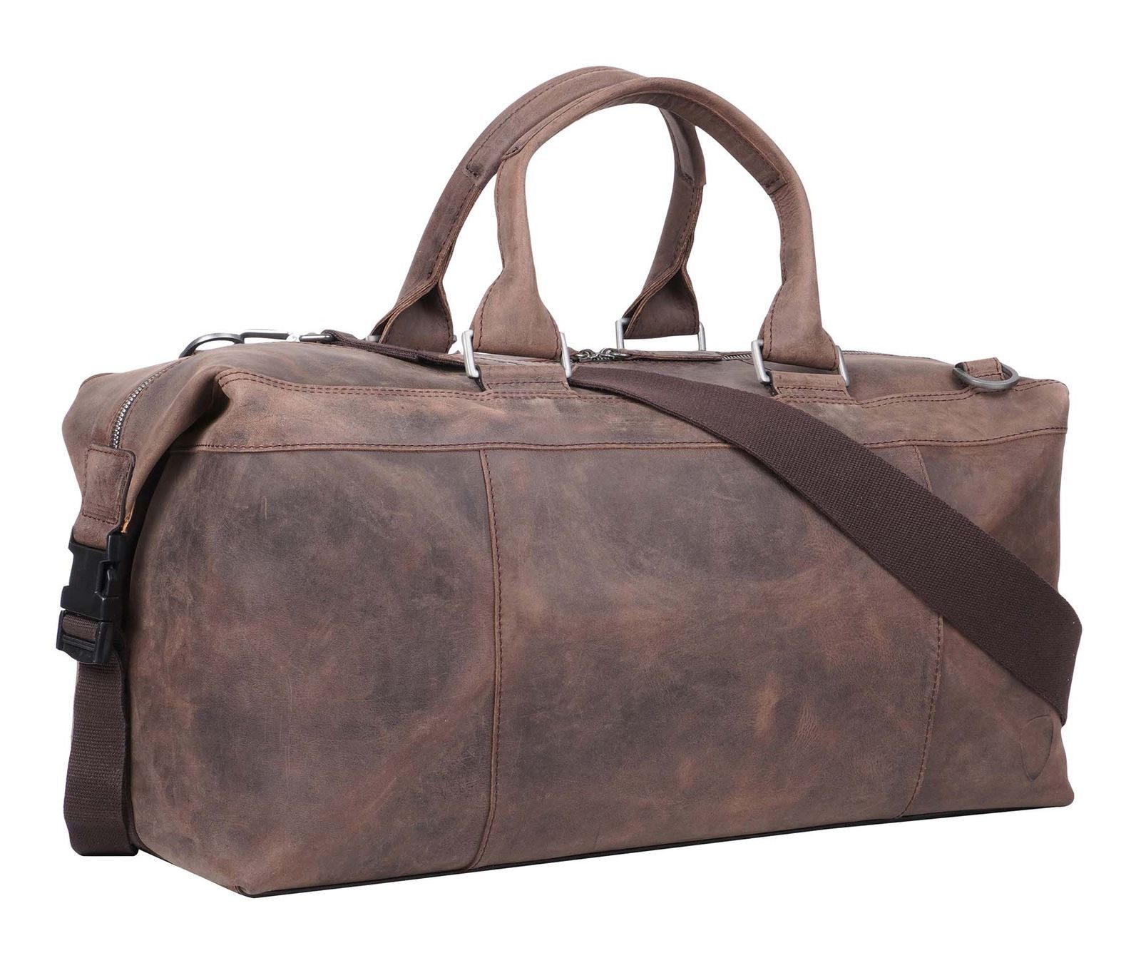 Strellson Reisetasche Landon Weekender mhz, aus echtem Rindsleder