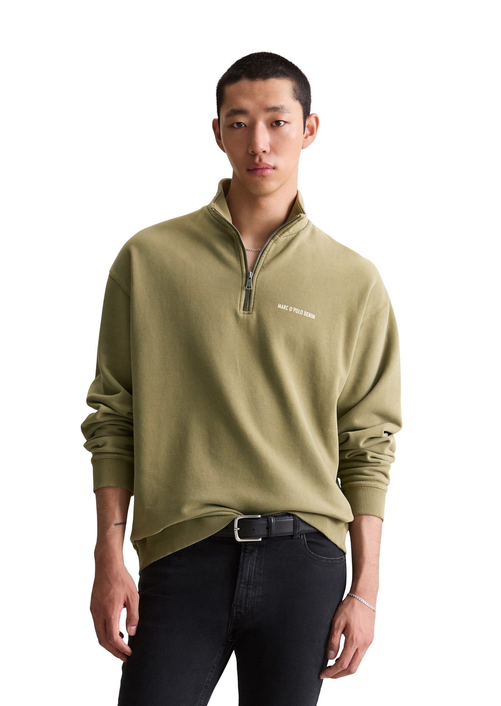 Marc O'Polo DENIM Sweatshirt aus soft touch Bio-Baumwoll-Sweat günstig online kaufen