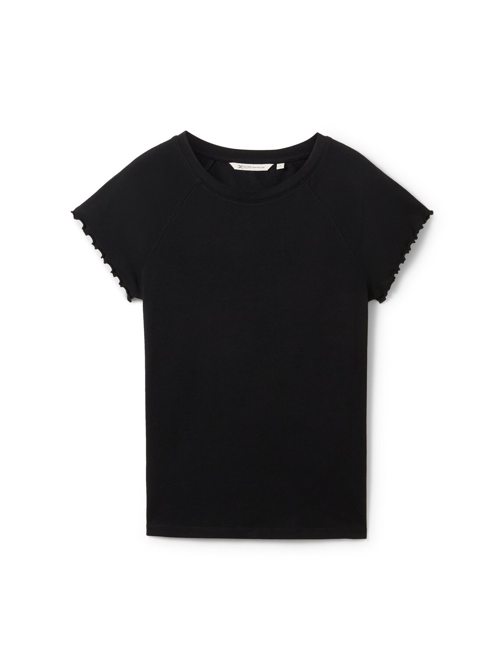 TOM TAILOR Denim T-Shirt T-Shirt (im Einserpack) Slim Fit T-Shirt