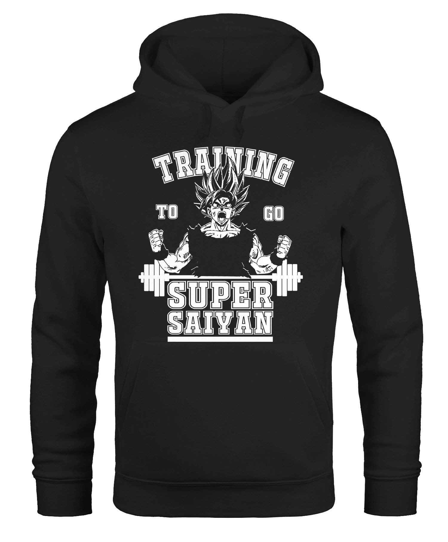 Hoodie Hoodie Herren Super Saiyan Dragonball Kapuzen-Pullover Moonworks®