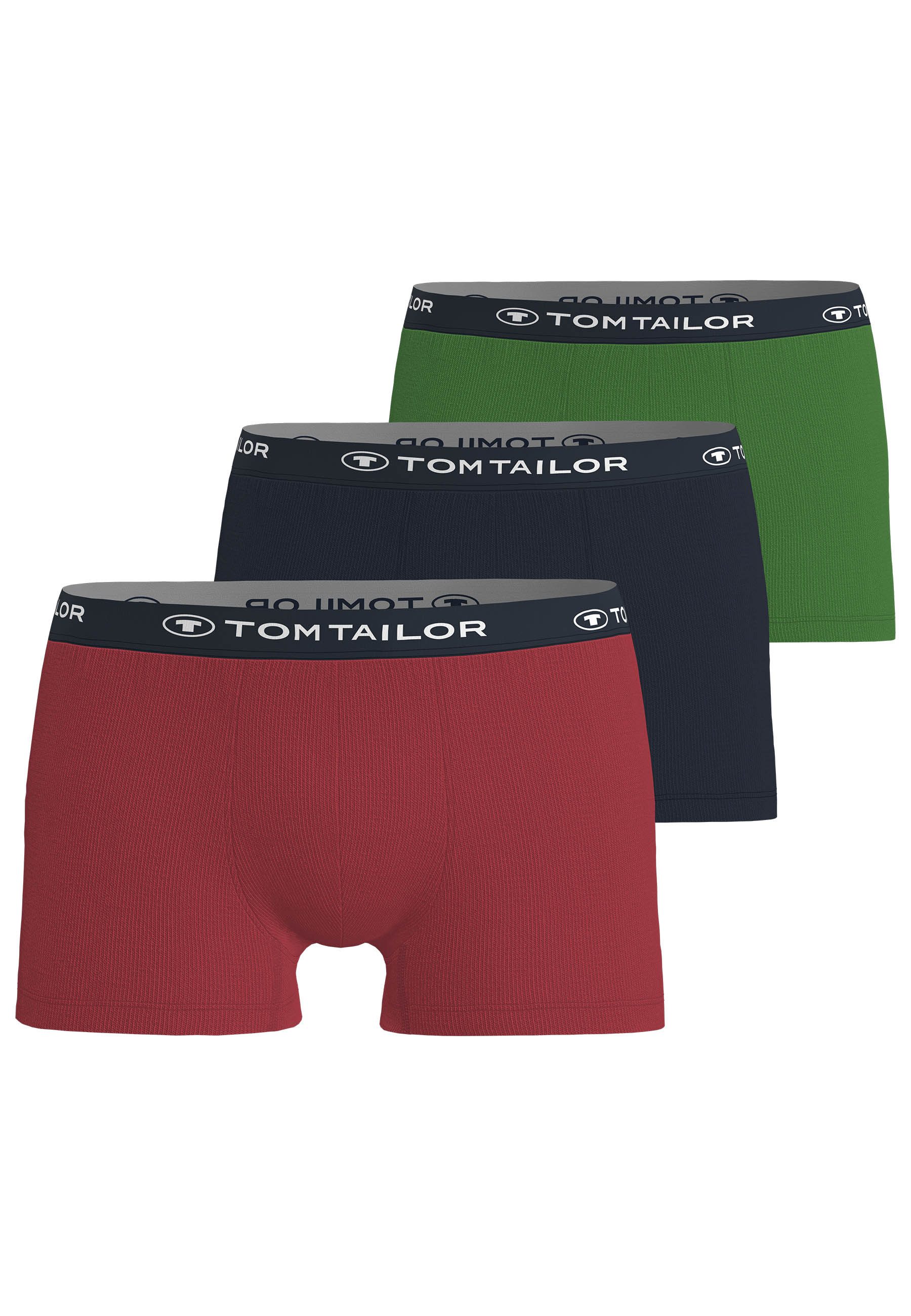 TOM TAILOR Boxershorts Buffer (3er Pack) günstig online kaufen