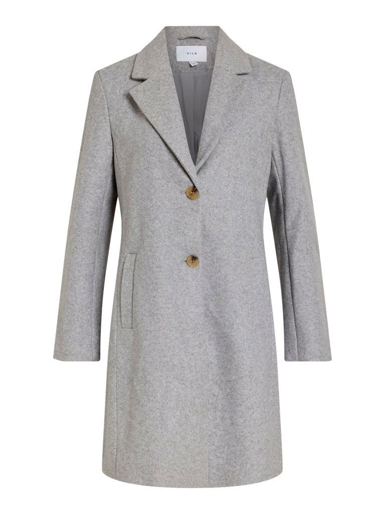 Vila Langmantel VICLAUDIA BUTTON COAT günstig online kaufen