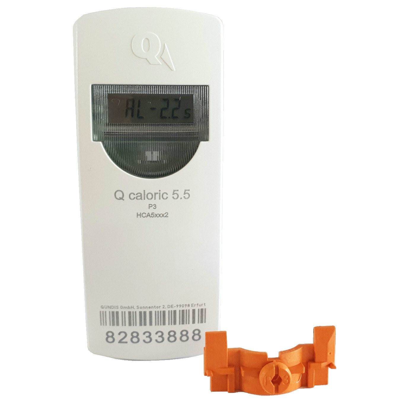 ZAEHLER.de Energiekostenmessgerät Qundis Q Caloric 5.5 P3 AL2.2 elektronischer Heizkostenverteiler Basic