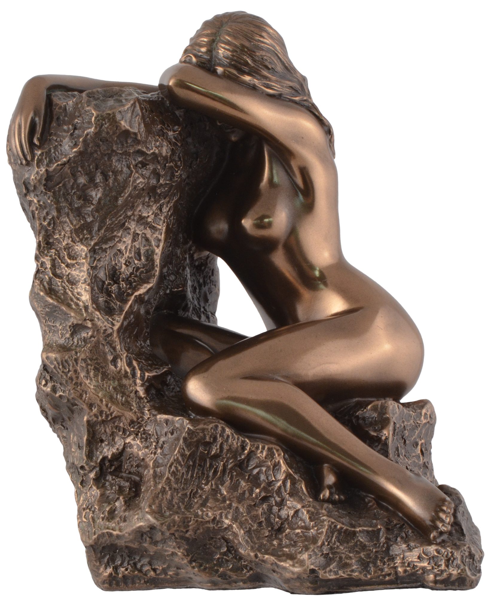 Vogler direct Gmbh Dekofigur by Nackte ca. Meeresfelsen Akt Hand von 14x10x15cm am - Strandgut bronziert, LxBxH: Veronese, Frau