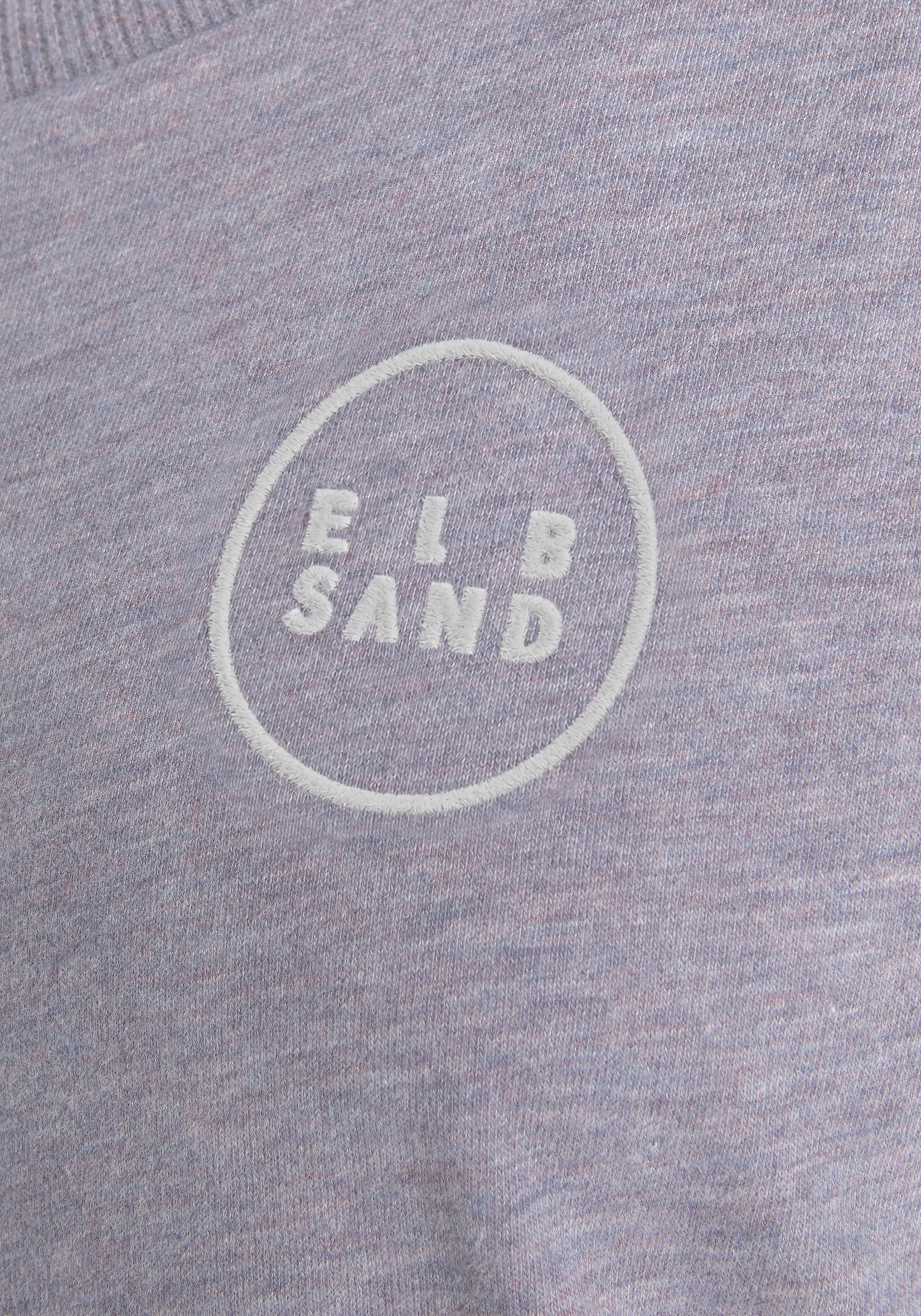 Elbsand T-Shirt Ranva mit Logodruck, Kurzarmshirt aus Baumwoll-Mix, sportlich