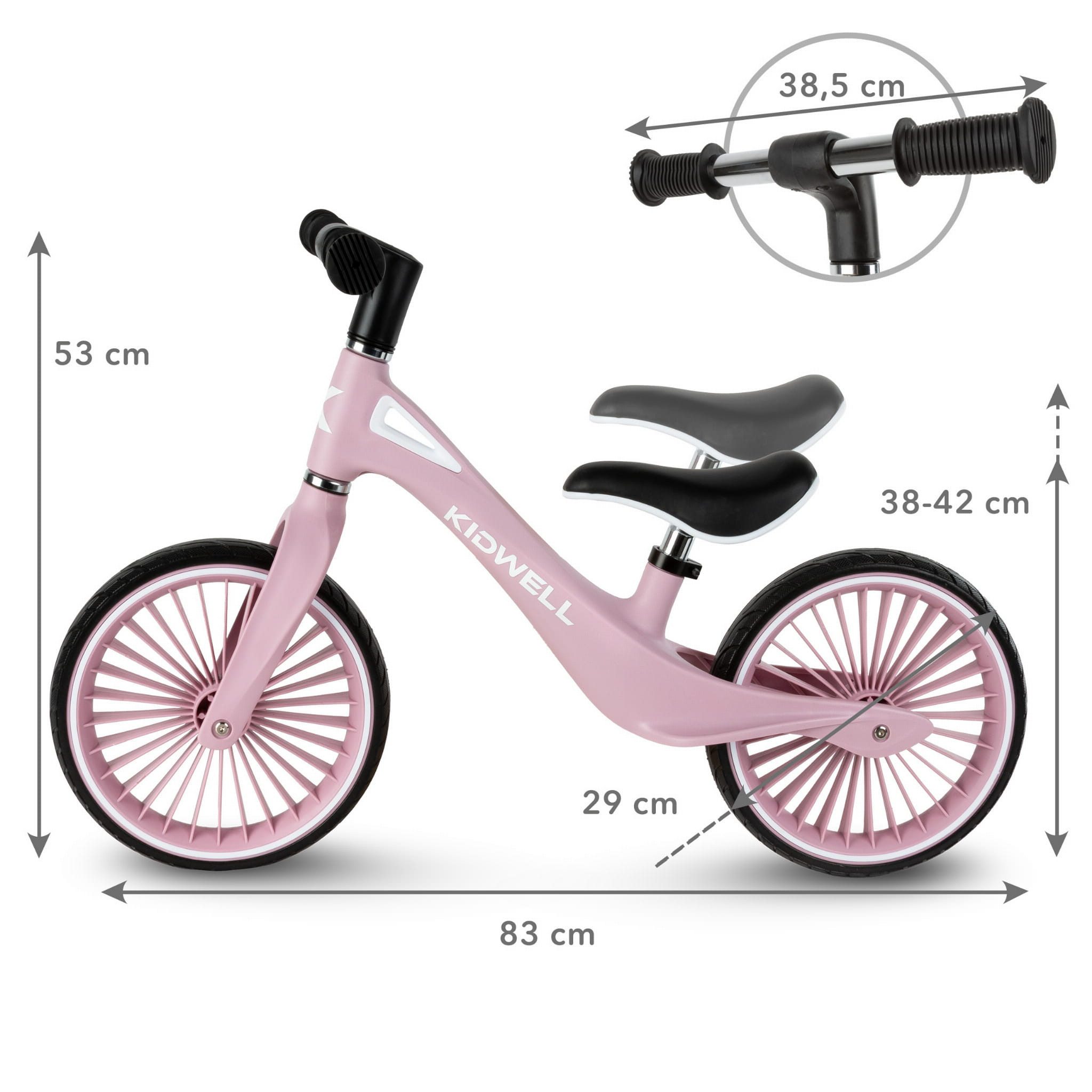 COIL Fahrrad-Laufrad Lauflernrad, Kinderlaufrad, Rutscher, Balance Bike, Nylonrahmen, Polyurethan-Reifen, Einzigartige Felge, Gewicht 30 kg – Bild 4 von 5