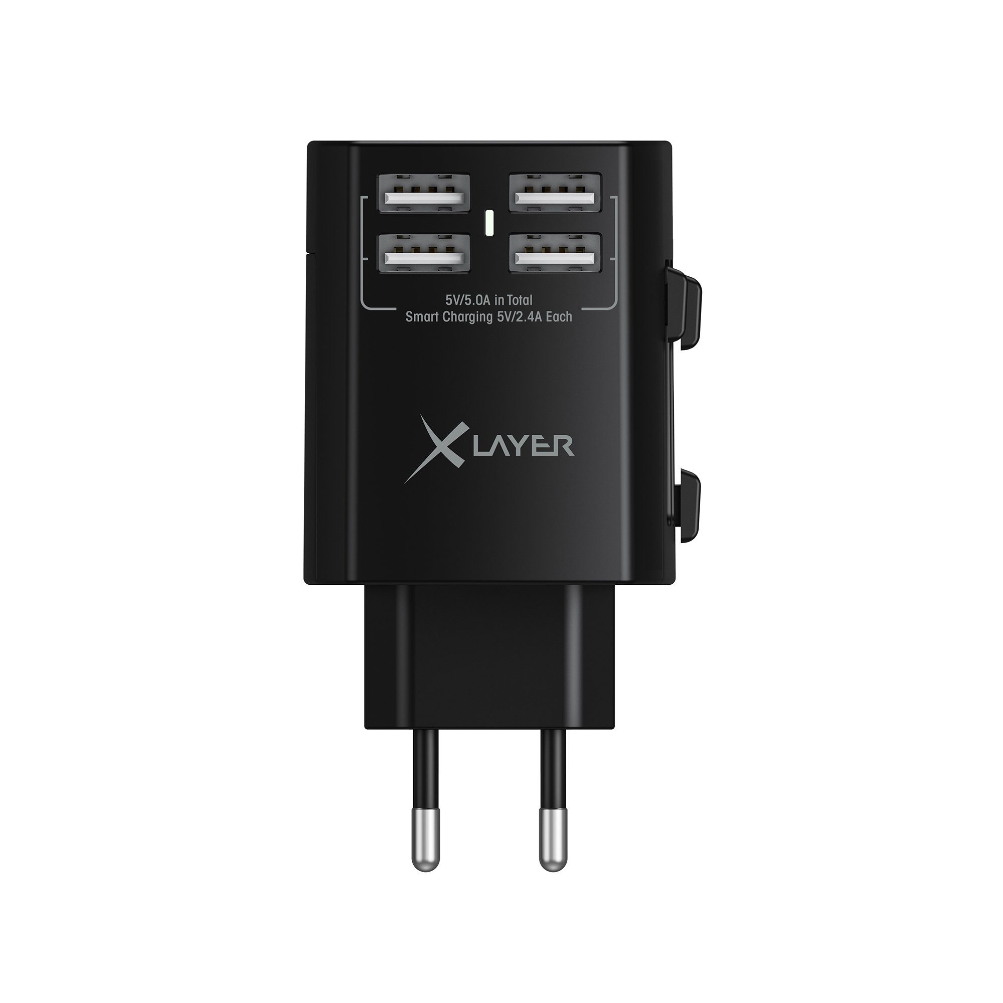 XLAYER Internationaler Reiseadapter Reisestecker universal für 220 Länder Smartphone-Ladegerät