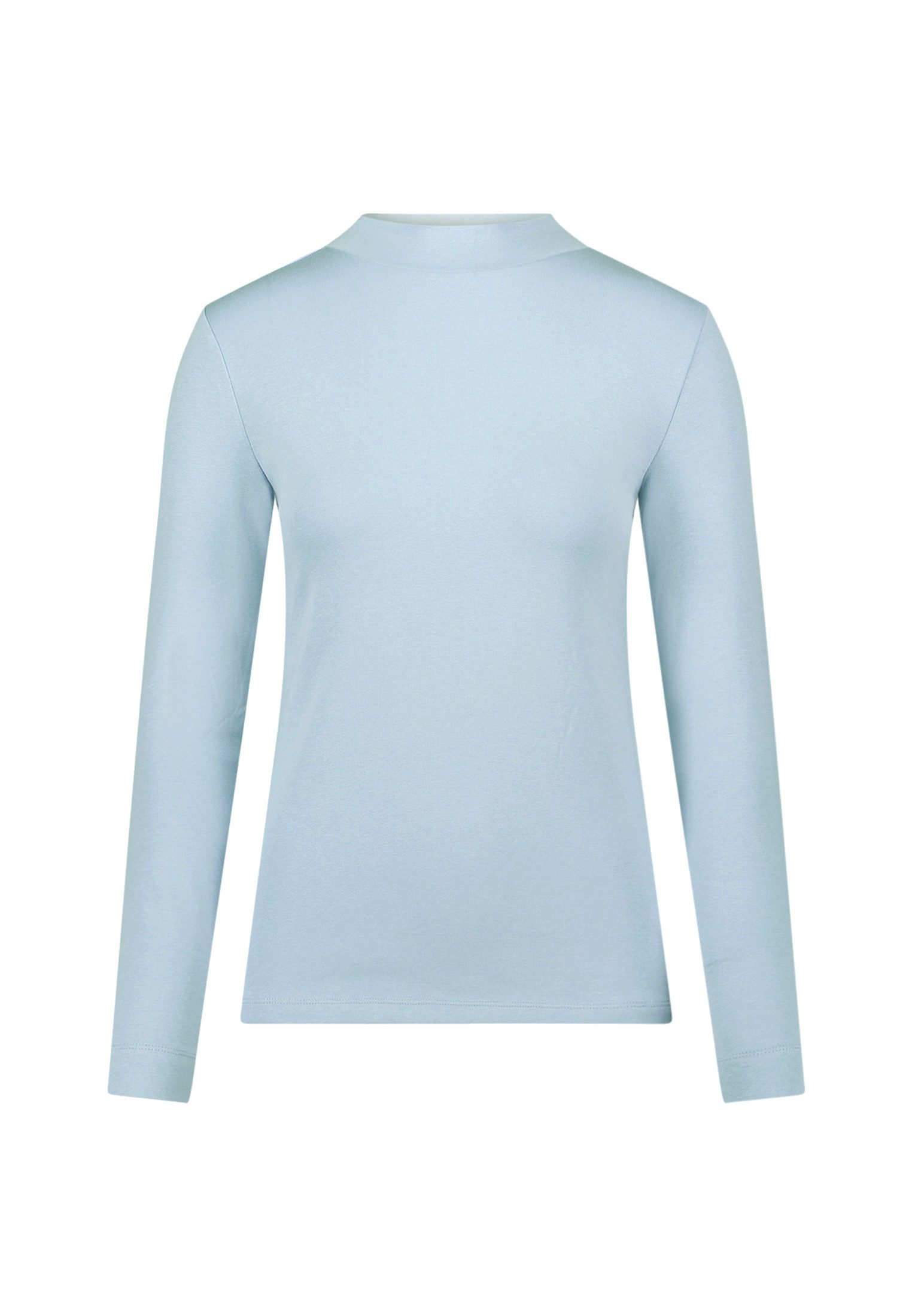 Zero Kurzarmshirt Damen mit Stehkragen (1-tlg) Plain/ohne Details