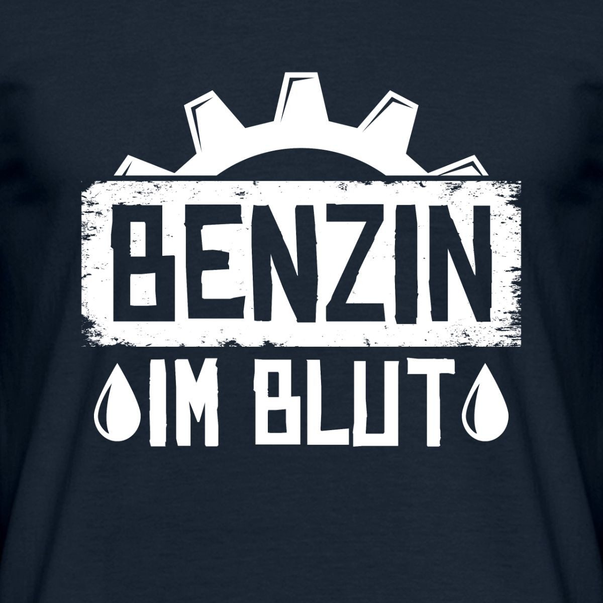 Spreadshirt T-Shirt Benzin Im Blut, Auto Männer T-Shirt (1-tlg)
