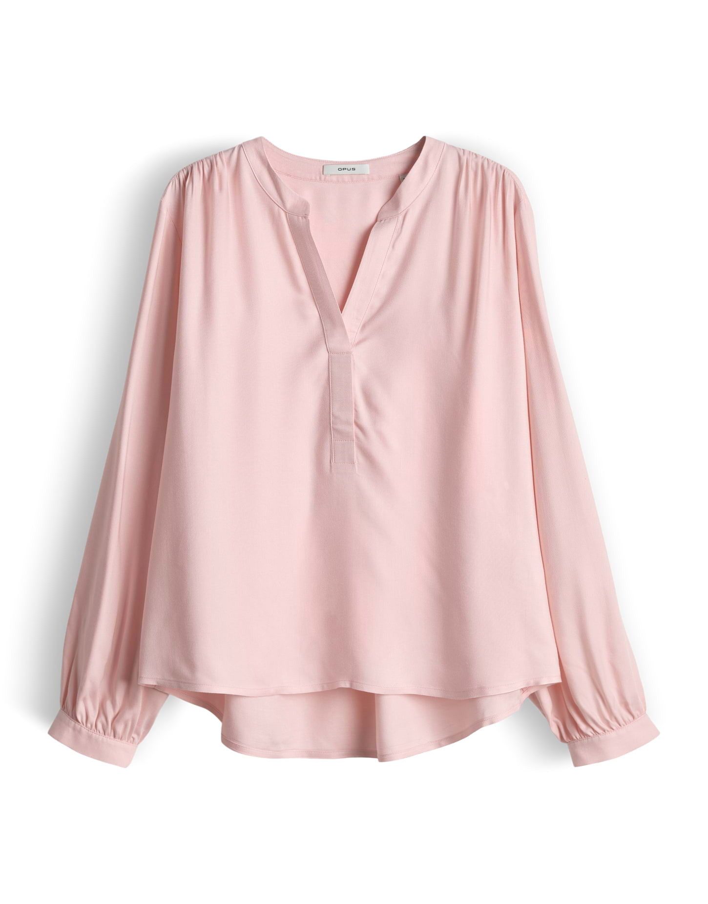 OPUS Langarmbluse FLANORA in Twilloptik Weite Passform, leicht ausgestellte günstig online kaufen