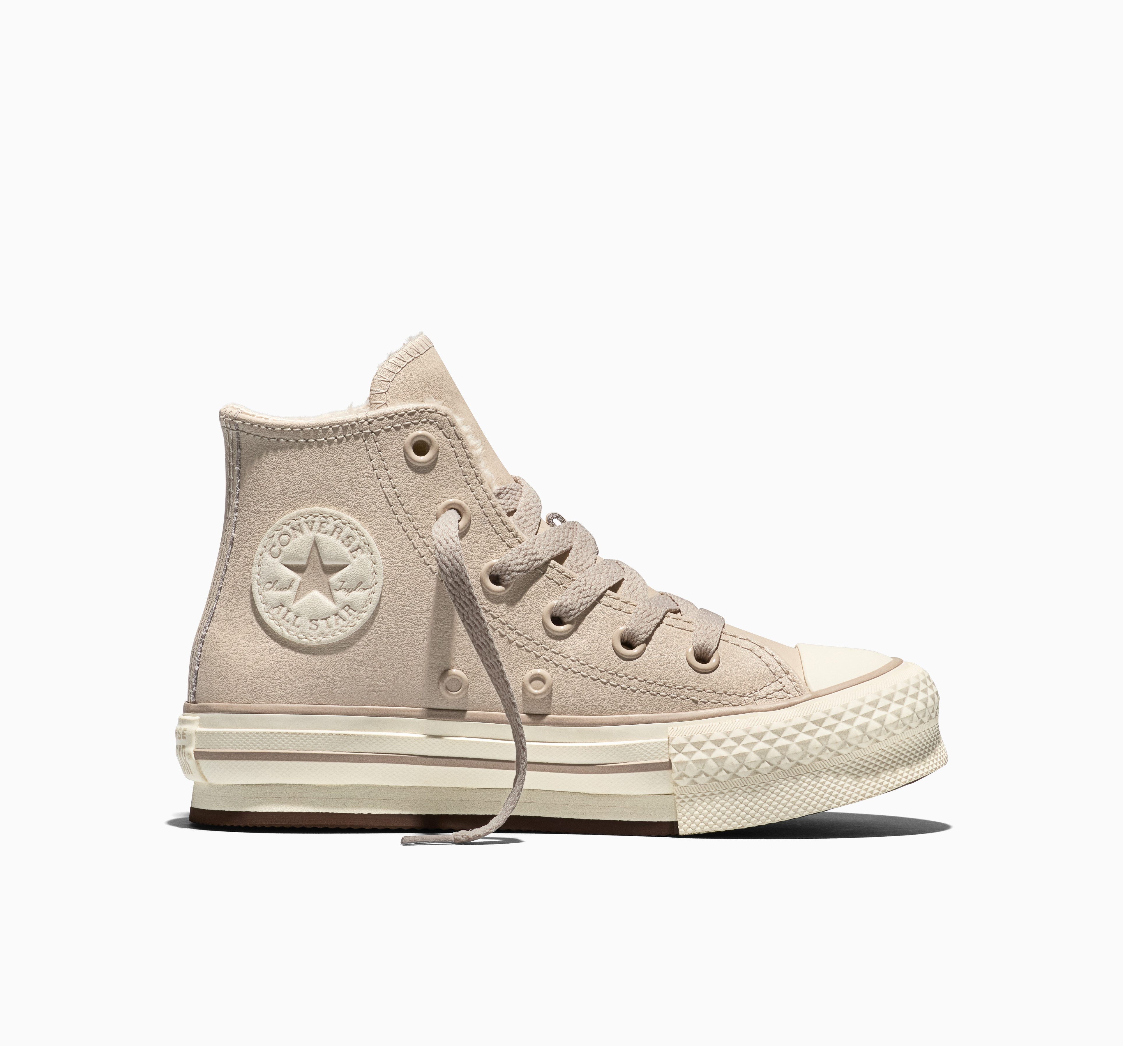 Converse Chuck Taylor All Star EVA Lift Sneaker (für Kinder) wetterfestes Leder, gefüttert