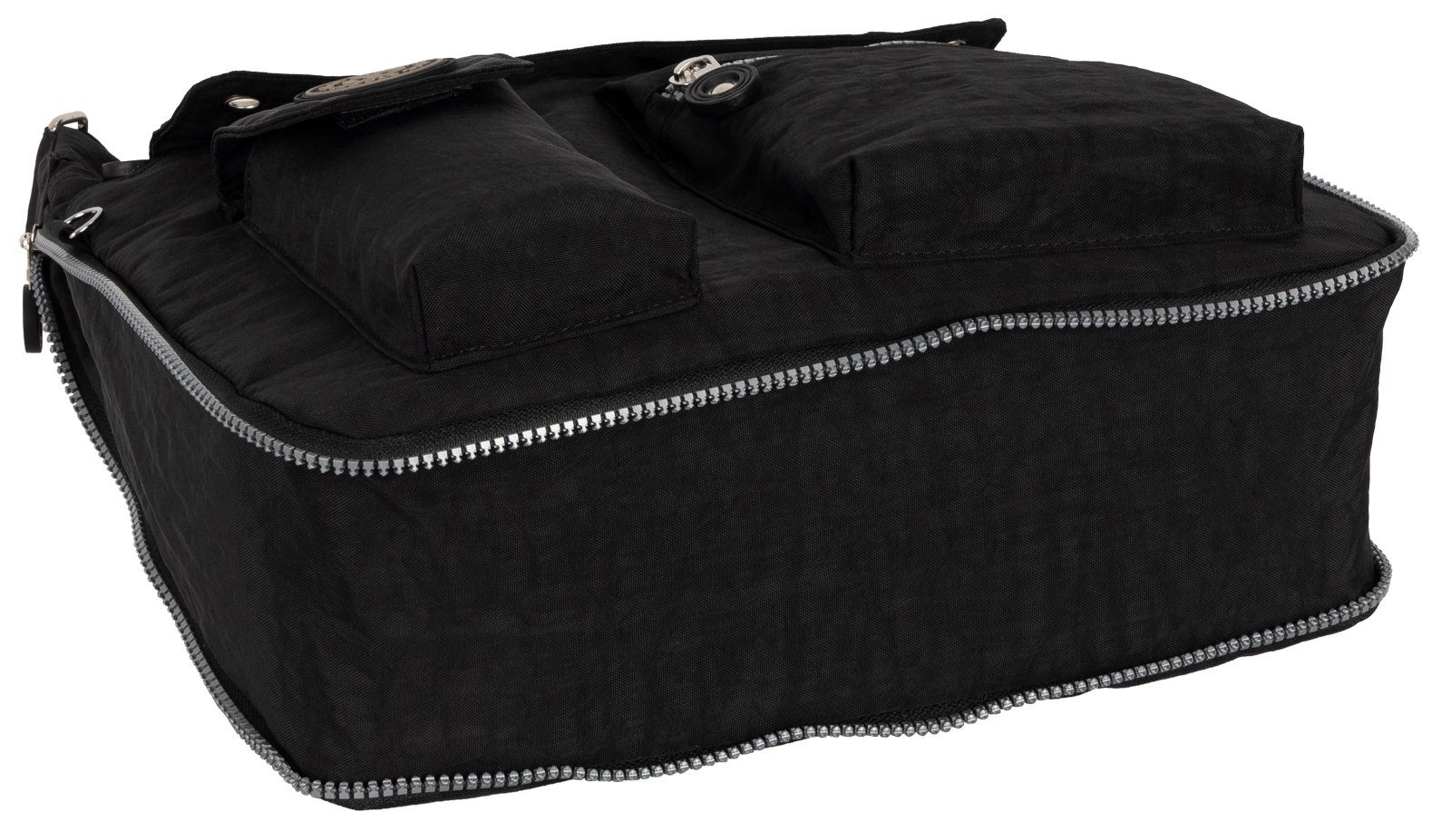 BAG STREET Umhängetasche Damentasche Umhängetasche Handtasche Schultertasche Schwarz Schwarz, als Schultertasche, Umhängetasche tragbar – Bild 5 von 5