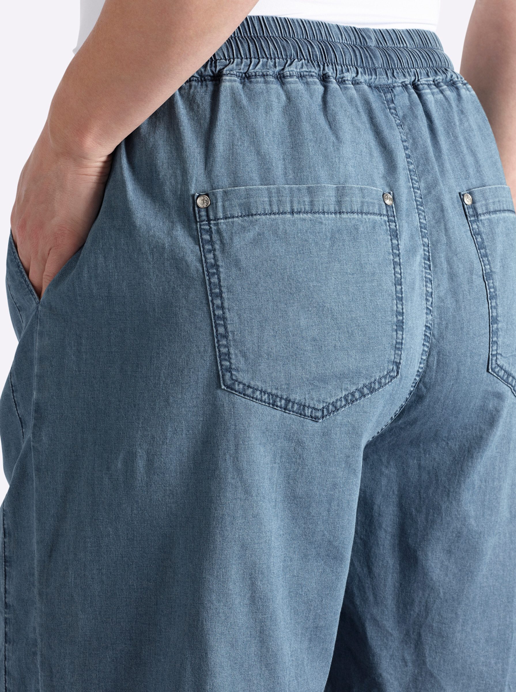 Sheego Jeansshorts Jeans-Shorts normal