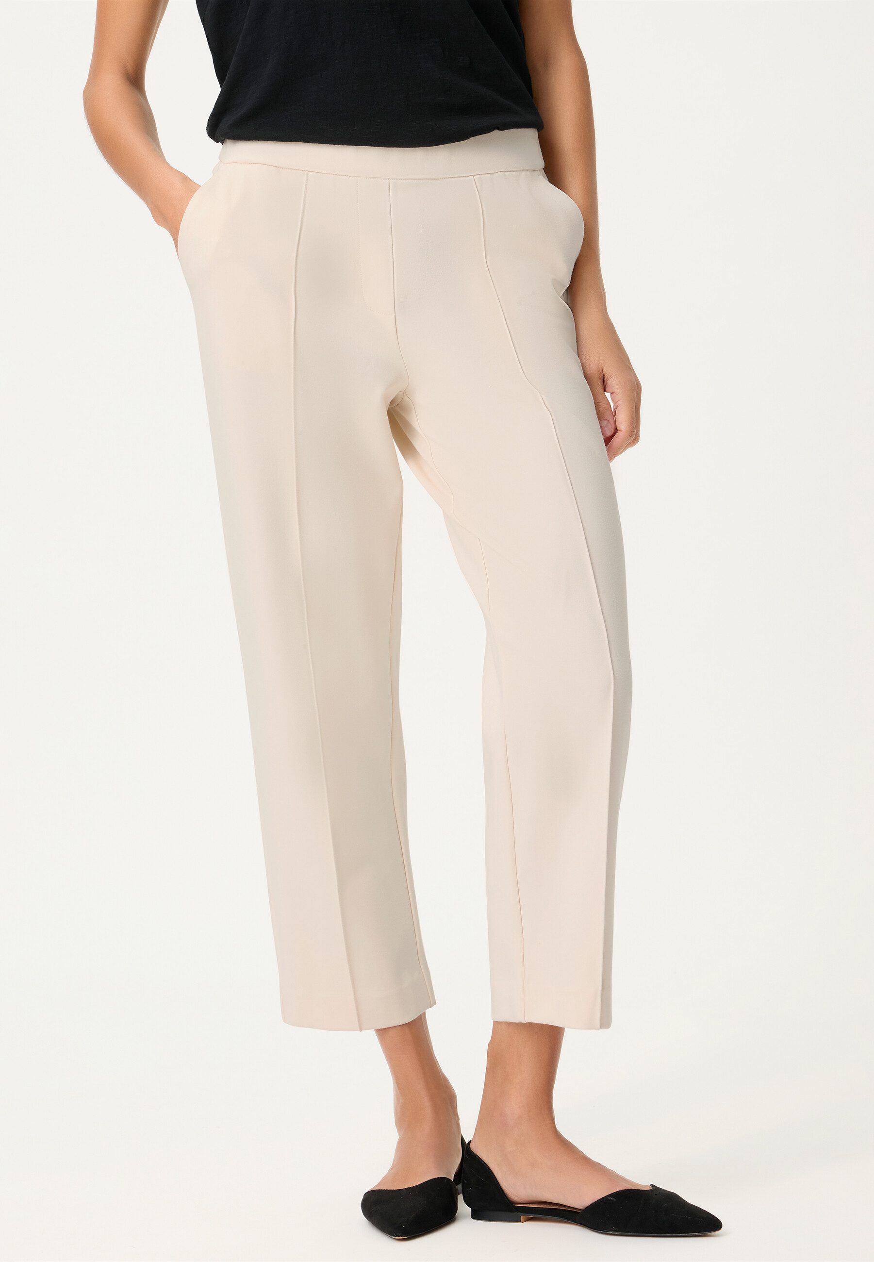 Olsen Stoffhose Hose im Cropped-Style