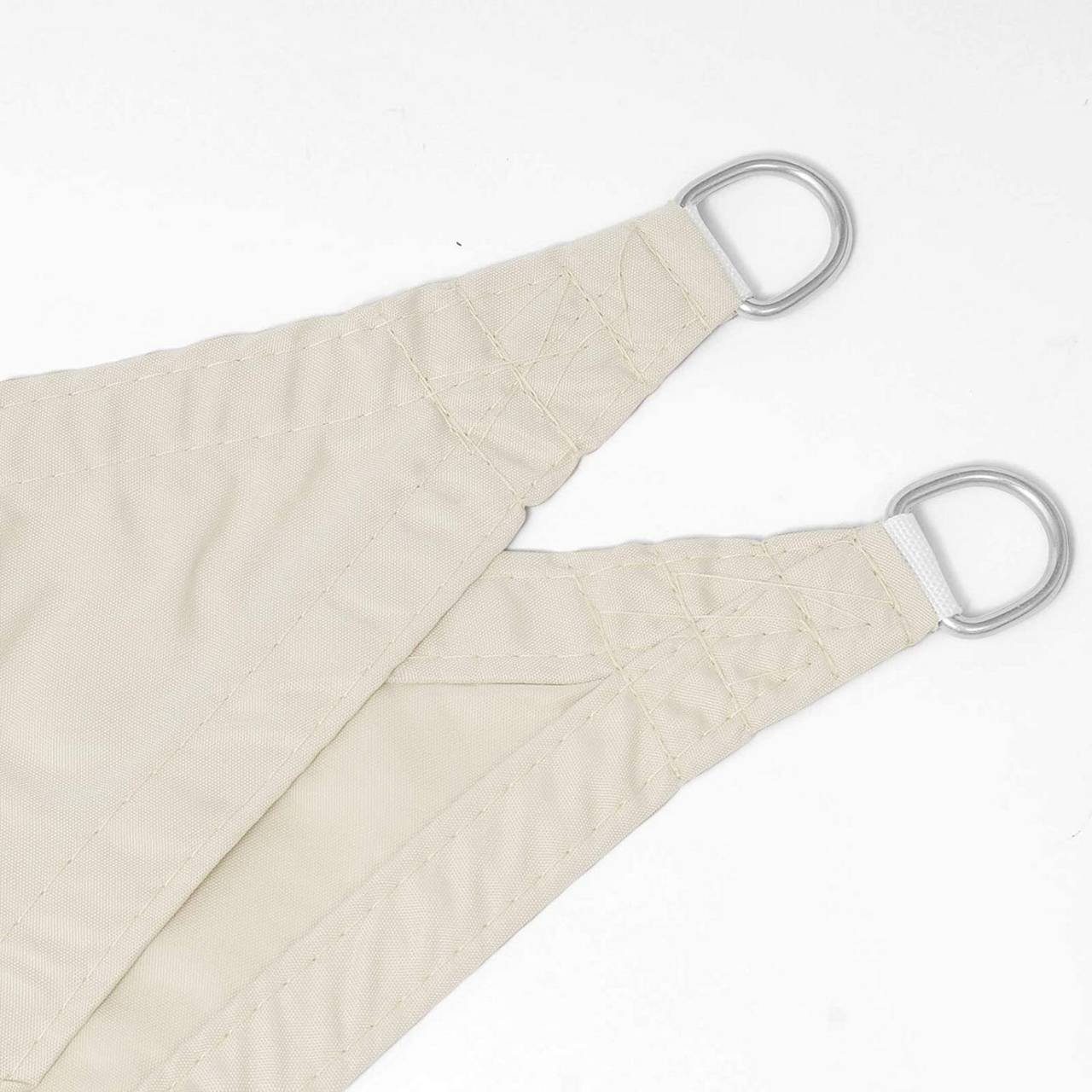Woltu Sonnensegel, Sonnensegel Polyester Windschutz creme