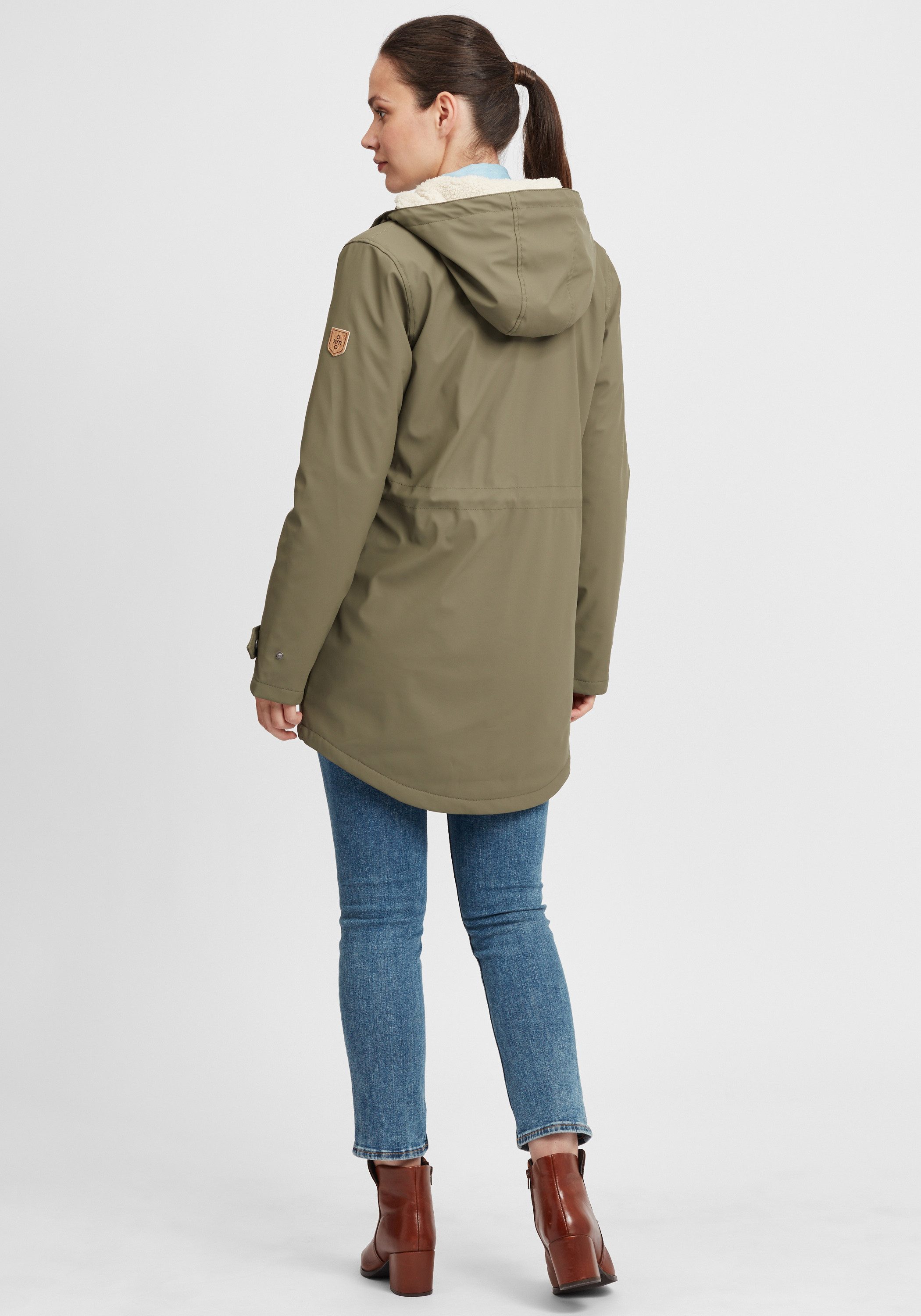 OXMO Regenjacke OXJolina Übergangsjacke aus wetterfestem Material – Bild 3 von 5