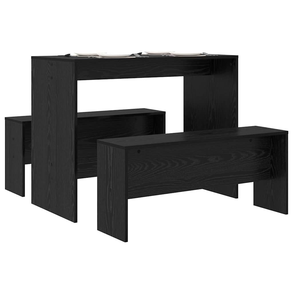 vidaXL Essgruppe Essgruppe 2 pcs Schwarze günstig online kaufen