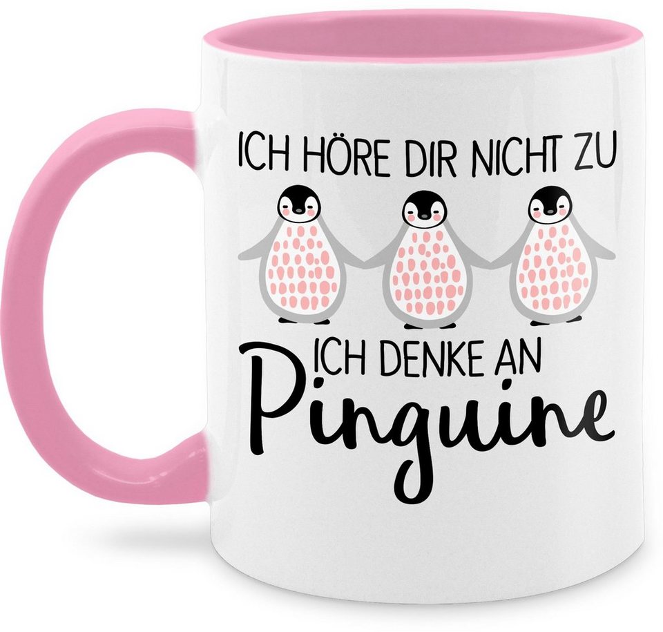 Kaffee-Tasse mit Spruch Ich möchte einen Pinguin Bürotasse lustig Kaffeebecher 
