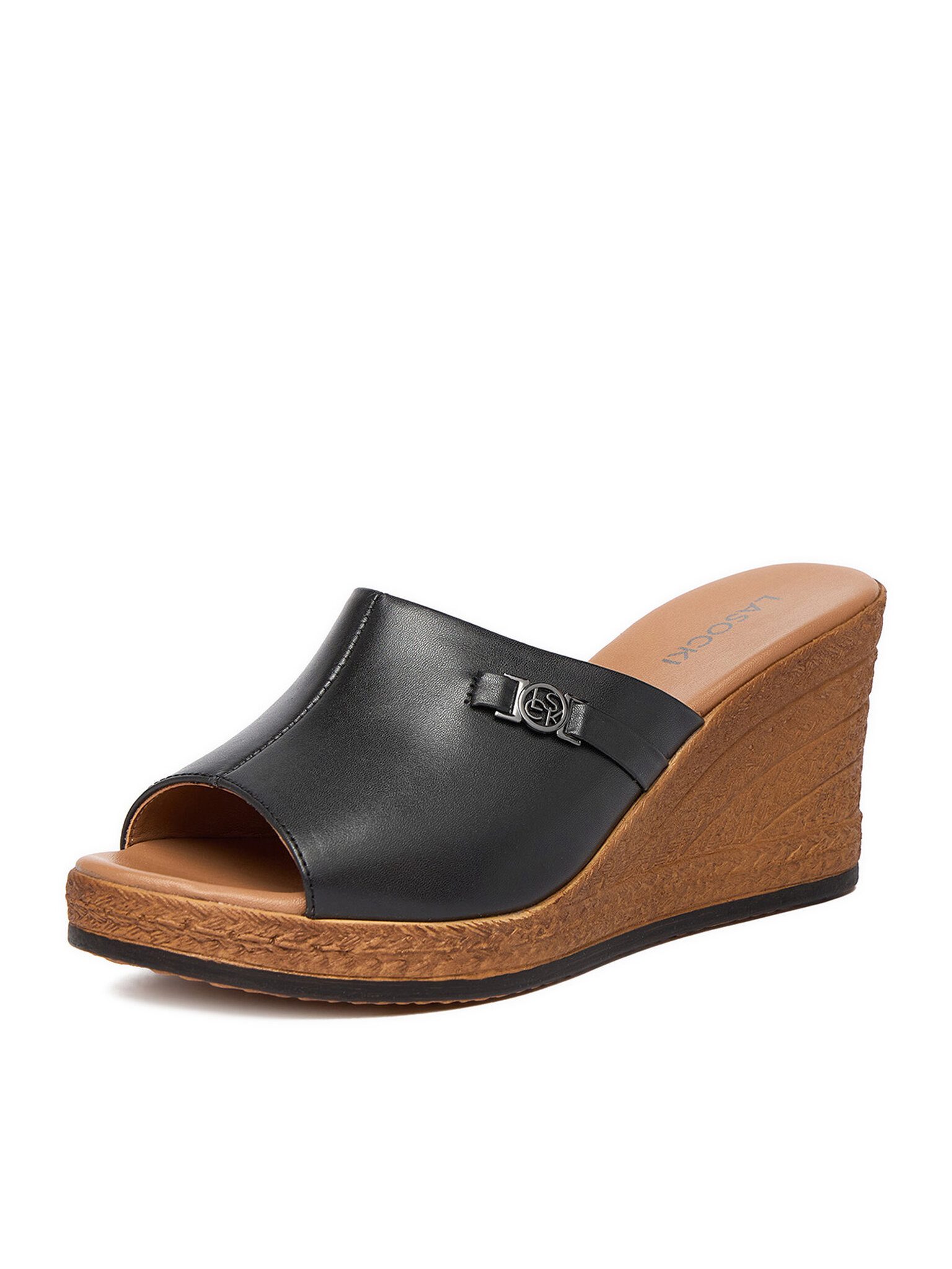 LASOCKI Lasocki Damen-Flip-Flops Schwarz Lasocki-CEO-WI23-283-13 Schwarz Badepantolette