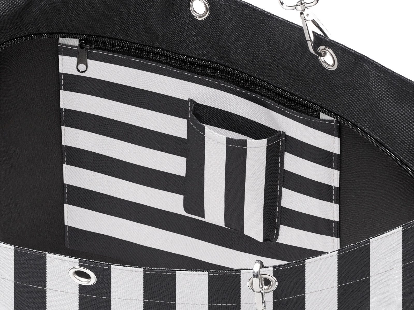 REISENTHEL® Tragetasche shopper XL summerstripes black