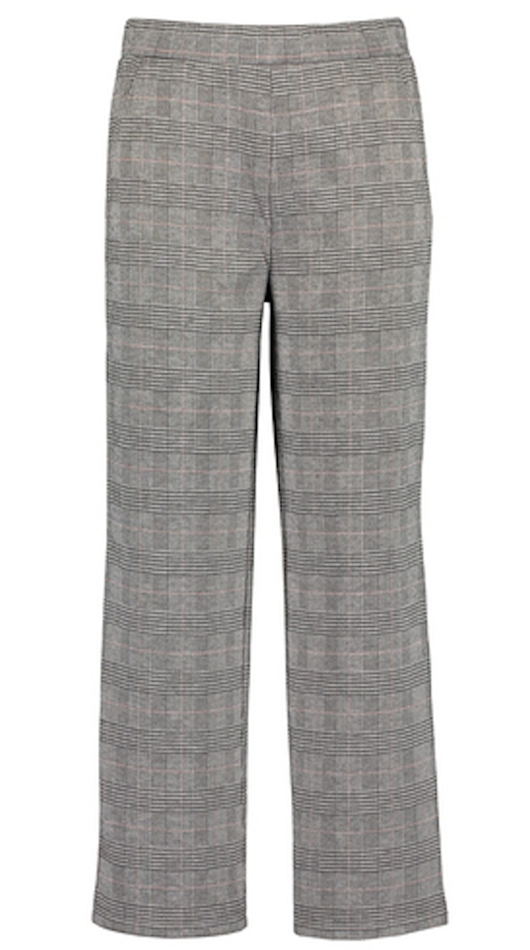 Blue Seven Anzughose Blue Seven Mädchen Hose Glencheck-Cullotte grau schwarz (1-tlg., kein Set)