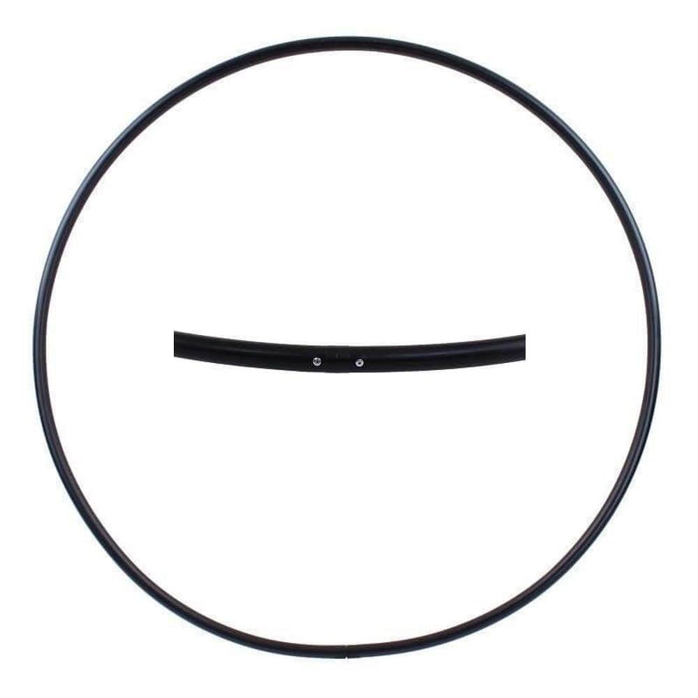 Hoopomania Hula-Hoop-Reifen Hula Hoop Rohling, PE-20mm, SCHWARZ, Durchmesser 60cm