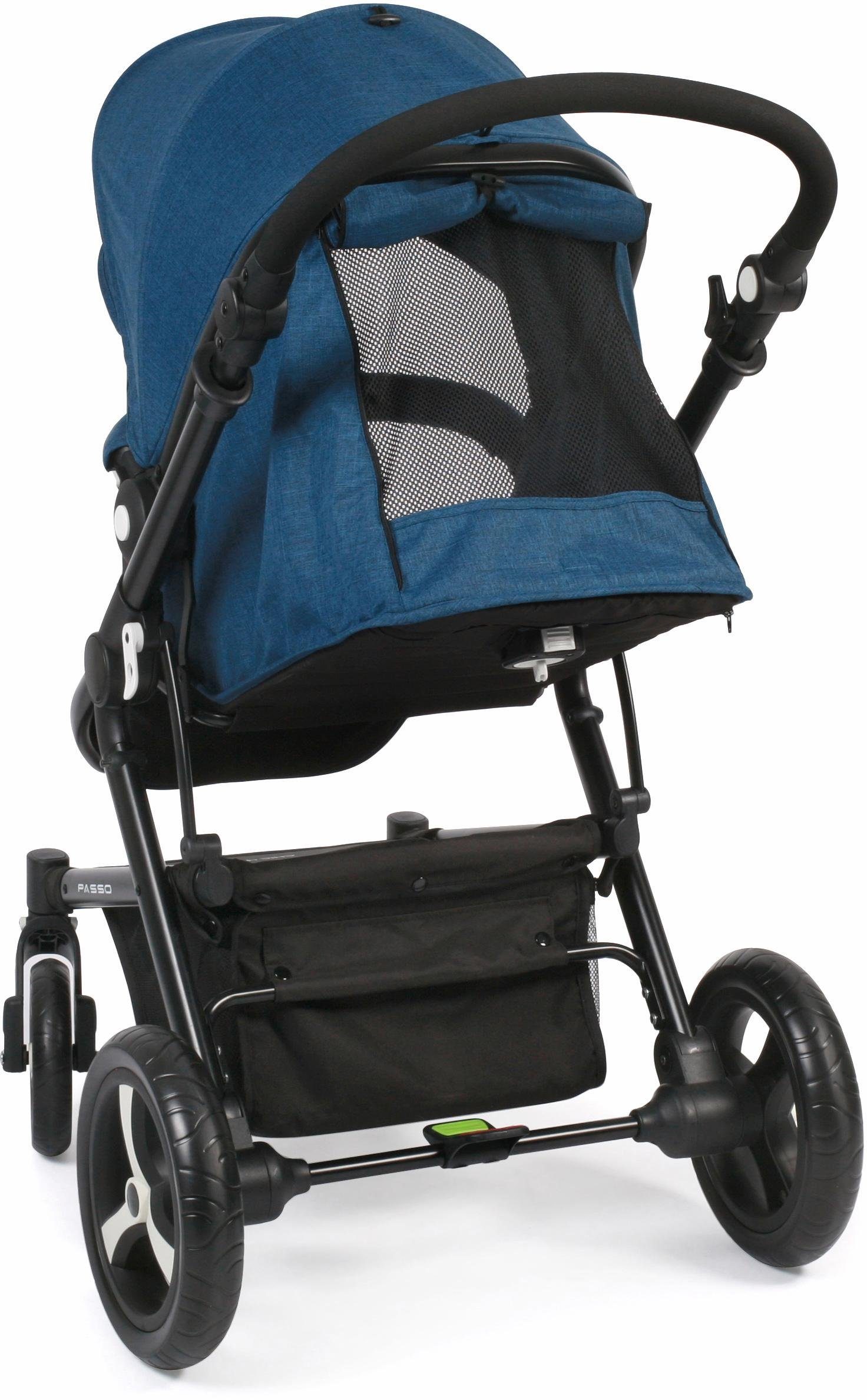 Kombi-Kinderwagen Passo, CHIC4BABY Kinderwagen ; navy,