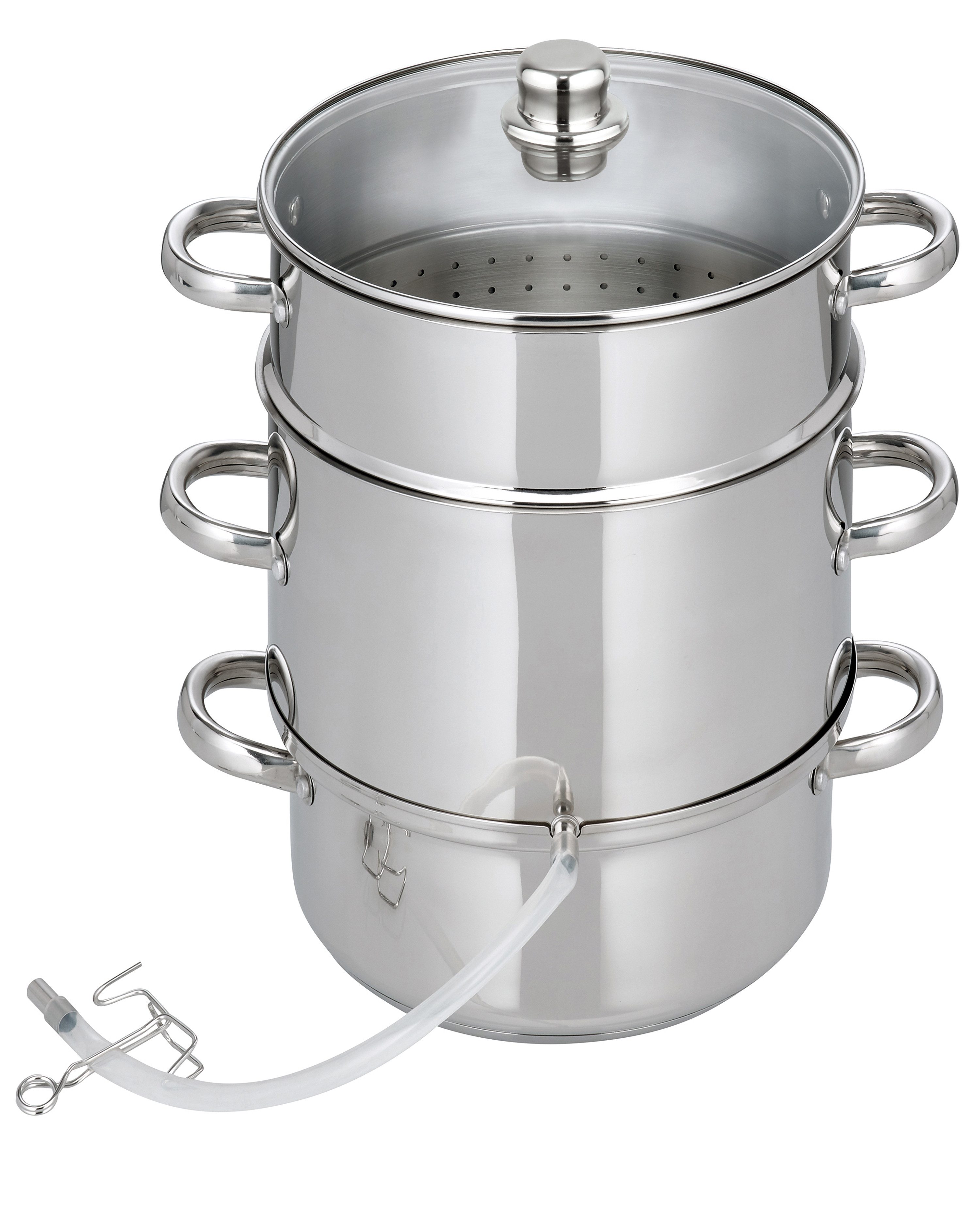 Einkochtopf Entsafter Galactica, Edelstahl, Ø 26 cm, Induktion