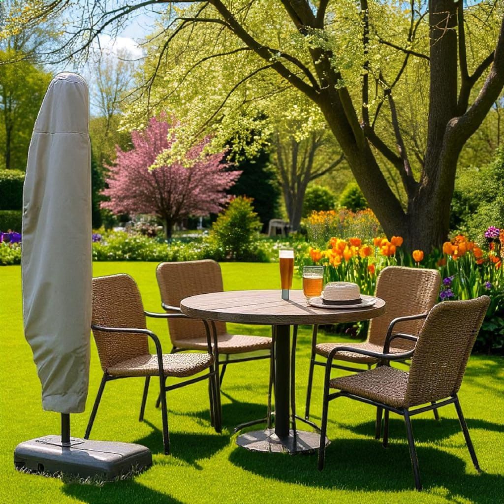 KEINerlei® Sonnenschirm-Schutzhülle Ampelschirm Abdeckung Schutzhülle Sonnenschirm Schutzhülle