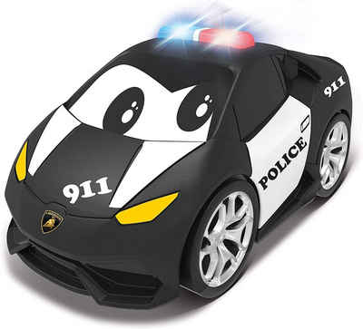 bbJunior Spielzeug-Auto Spielzeugauto - Lamborghini Polizeiauto mit Licht & Sound, mit Signallicht