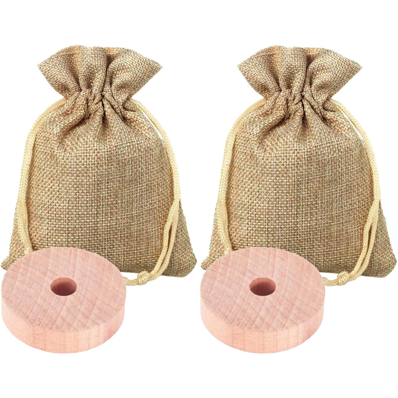 Reinex Kleiderbügel Kleidermottenschutz-Set Lavendel & Zeder für Kleiderschränke, (1-tlg), Mottenschutz-Set mit Lavendsäckchen & Zedernholzringen