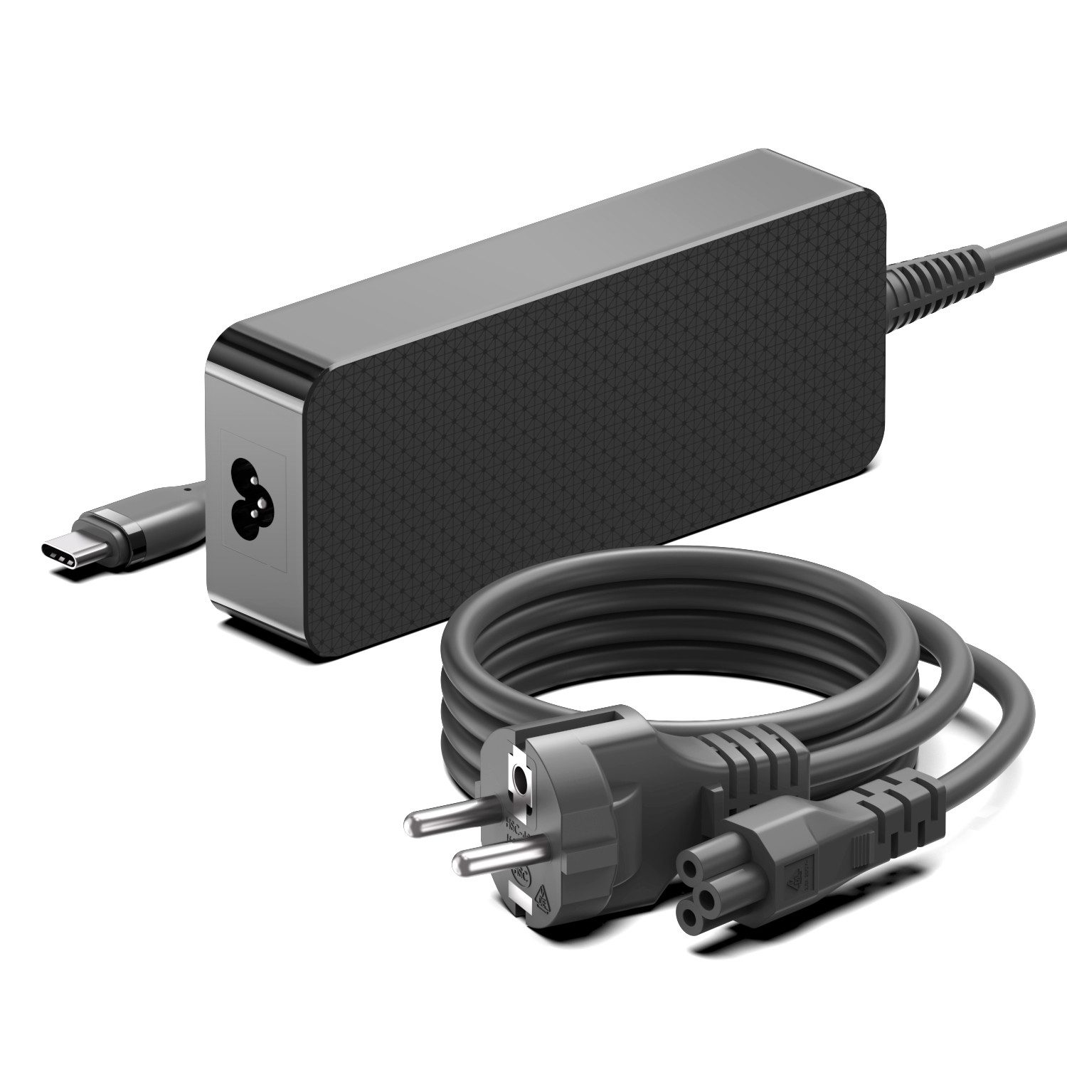 HKY 140W USB-C GaN Ladegerät für MacBook, HP, Asus, Surface, iPad, Laptops Handy-Netzteile (Kompatibel mit Tablets, Smartphones, USB-C Geräte, Docking Station)