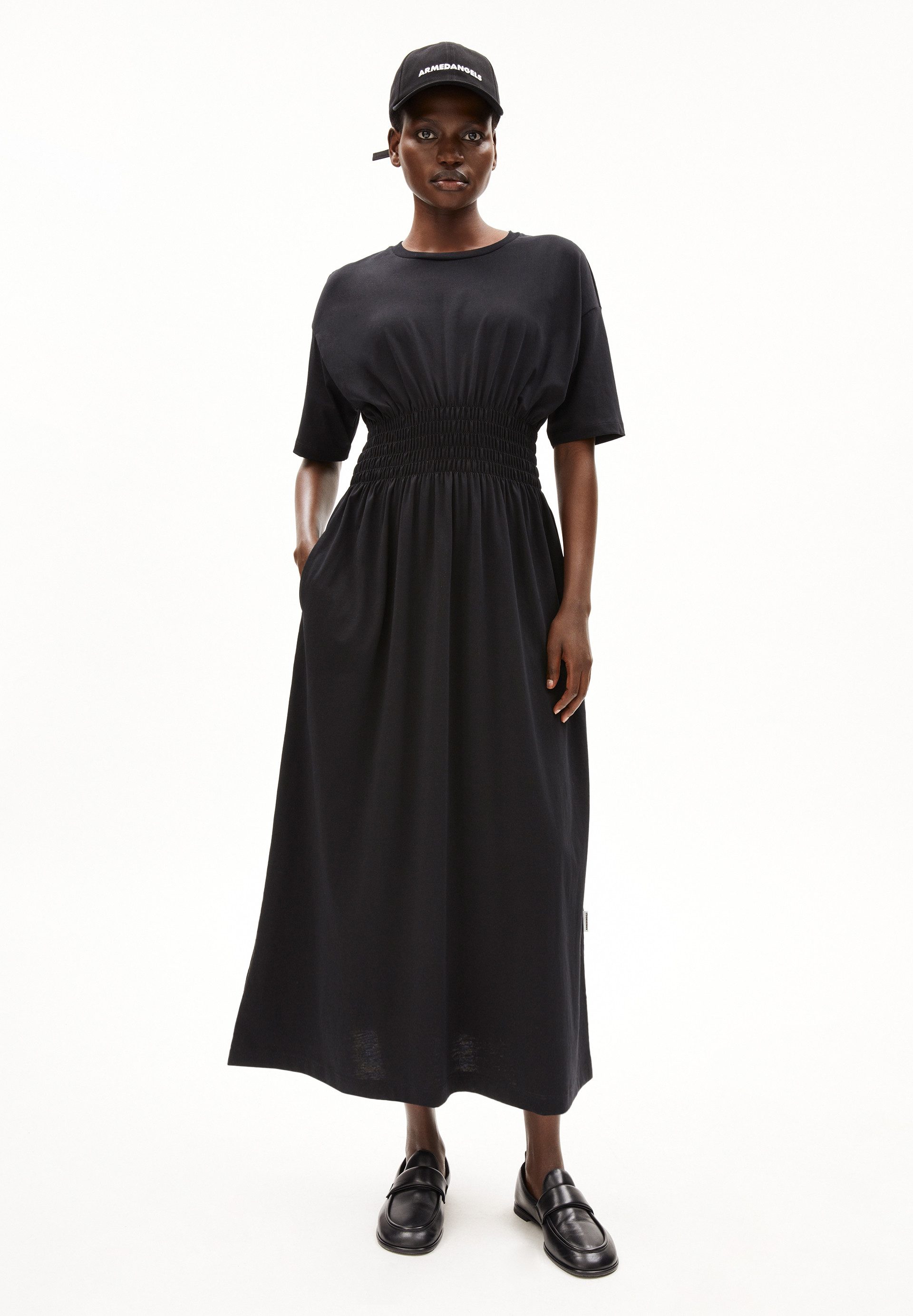 Armedangels Midikleid KIWANAA Jerseykleid aus Bio-Baumwolle günstig online kaufen