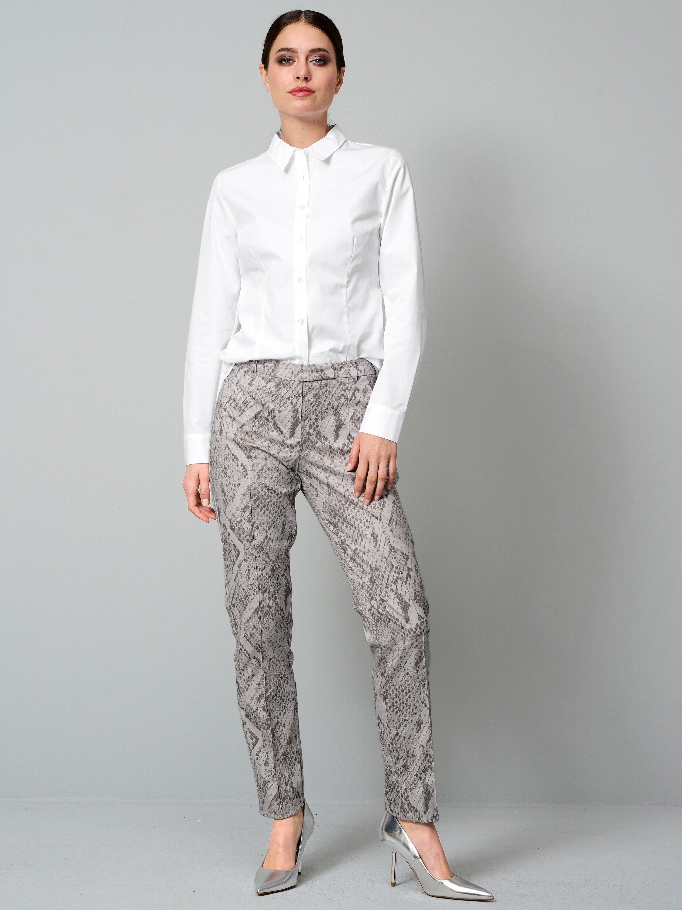 Alba Moda Stoffhose Hose mit Schlangenprint