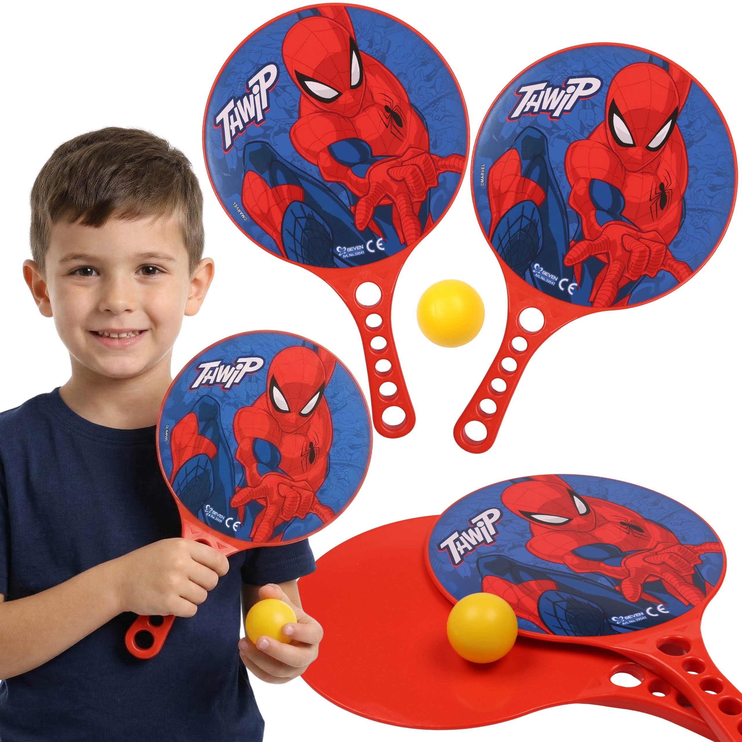 MARVEL Pickleballschläger MARVEL Spider-Man Spielschläger für Kinder inkl. Ball