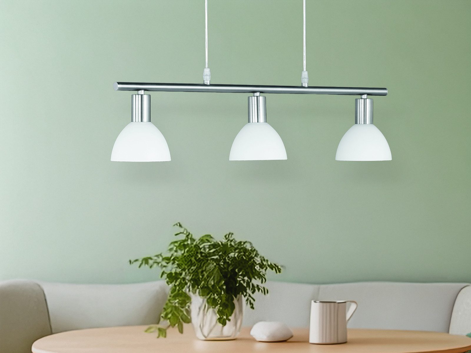 Reality Leuchten LED Pendelleuchte, Dimmfunktion, LED wechselbar, Warmweiß, günstig online kaufen