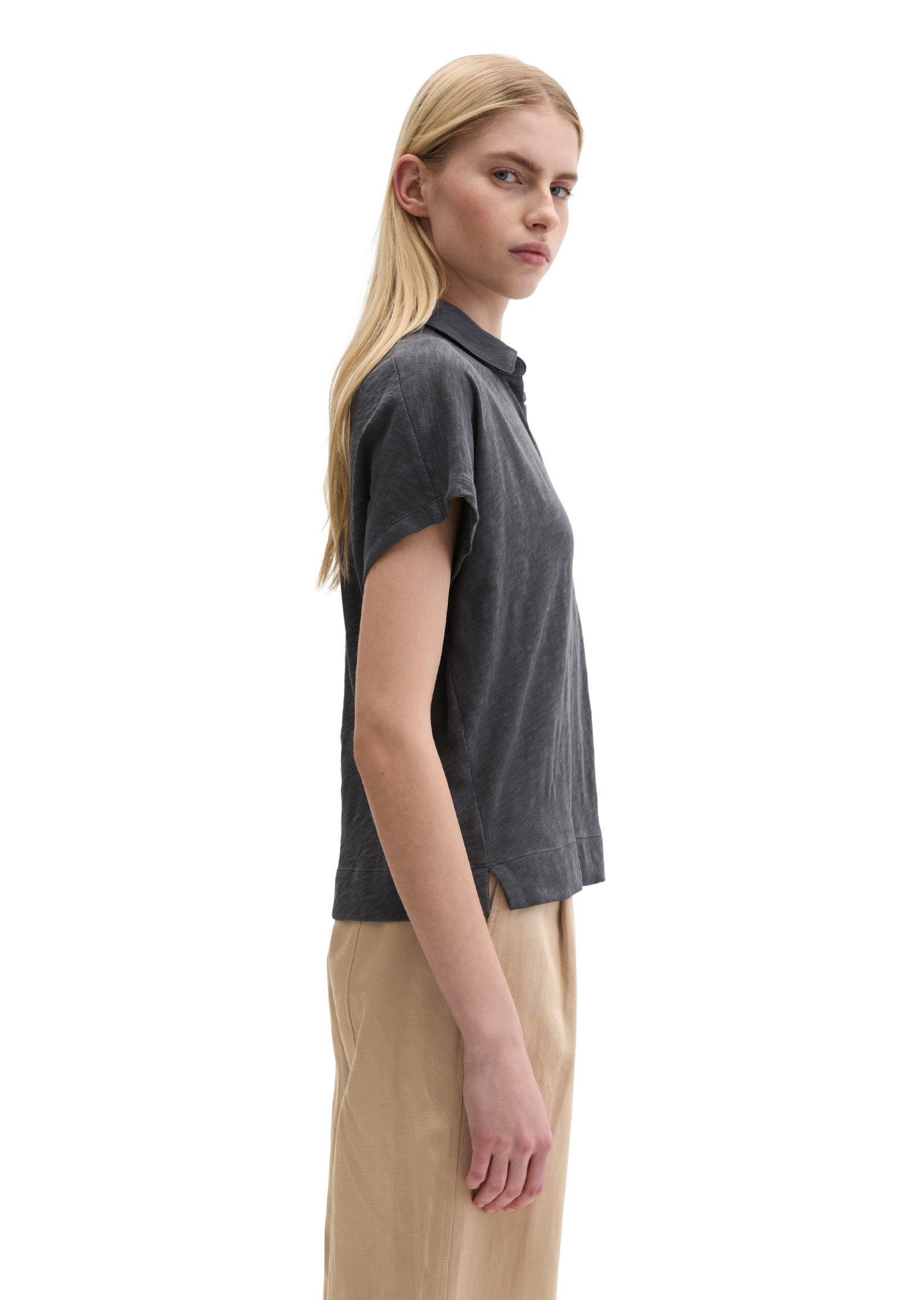 Marc O'Polo Poloshirt aus Slub Jersey