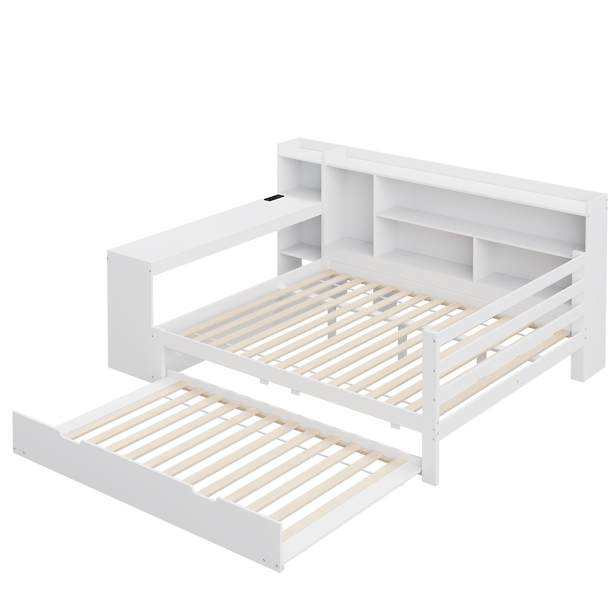 REDOM Schlafsofa Daybett,Funktionsbett,Stauraumbett, aus Massivholz mit Sch günstig online kaufen