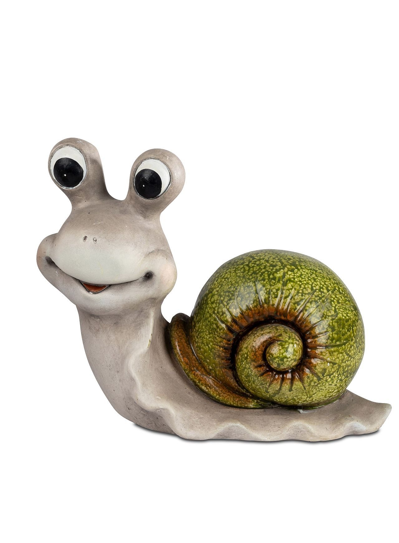 formano Gartenfigur Schnecke aus Keramik, 24 cm handbemalt, (1 St)