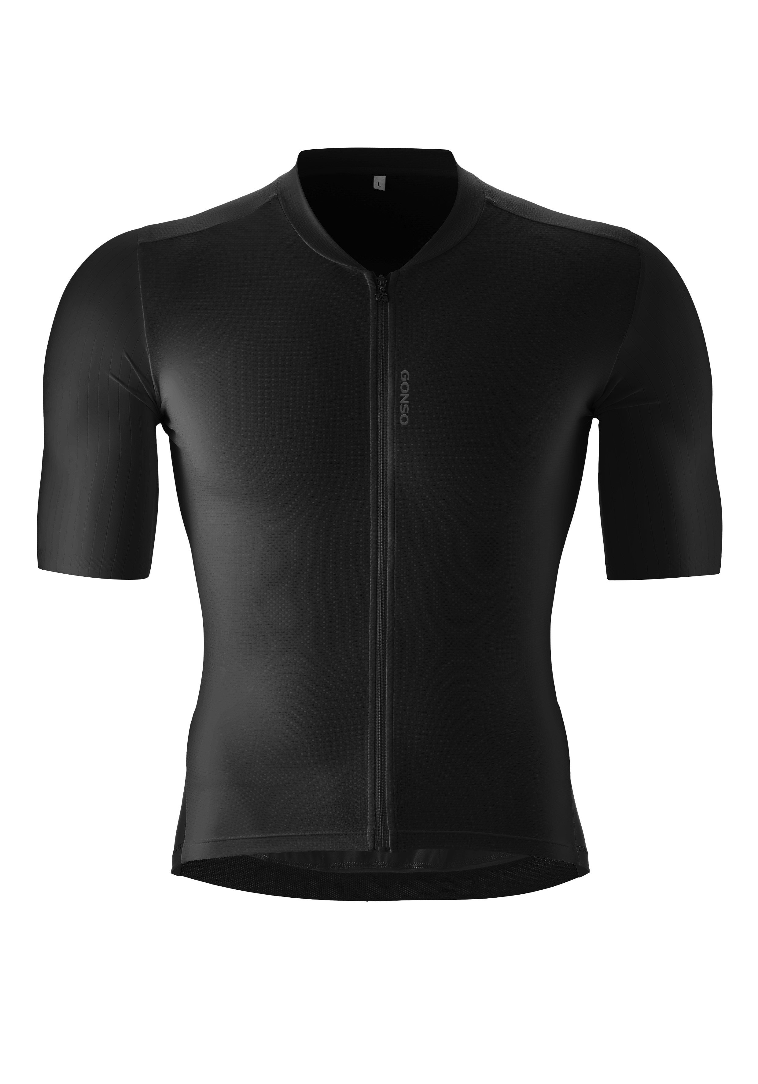 Gonso Radtrikot SITIVO Jersey Red M Herren Fahrradtrikot kurzarm, atmungsaktives Trikot mit Rückentasche