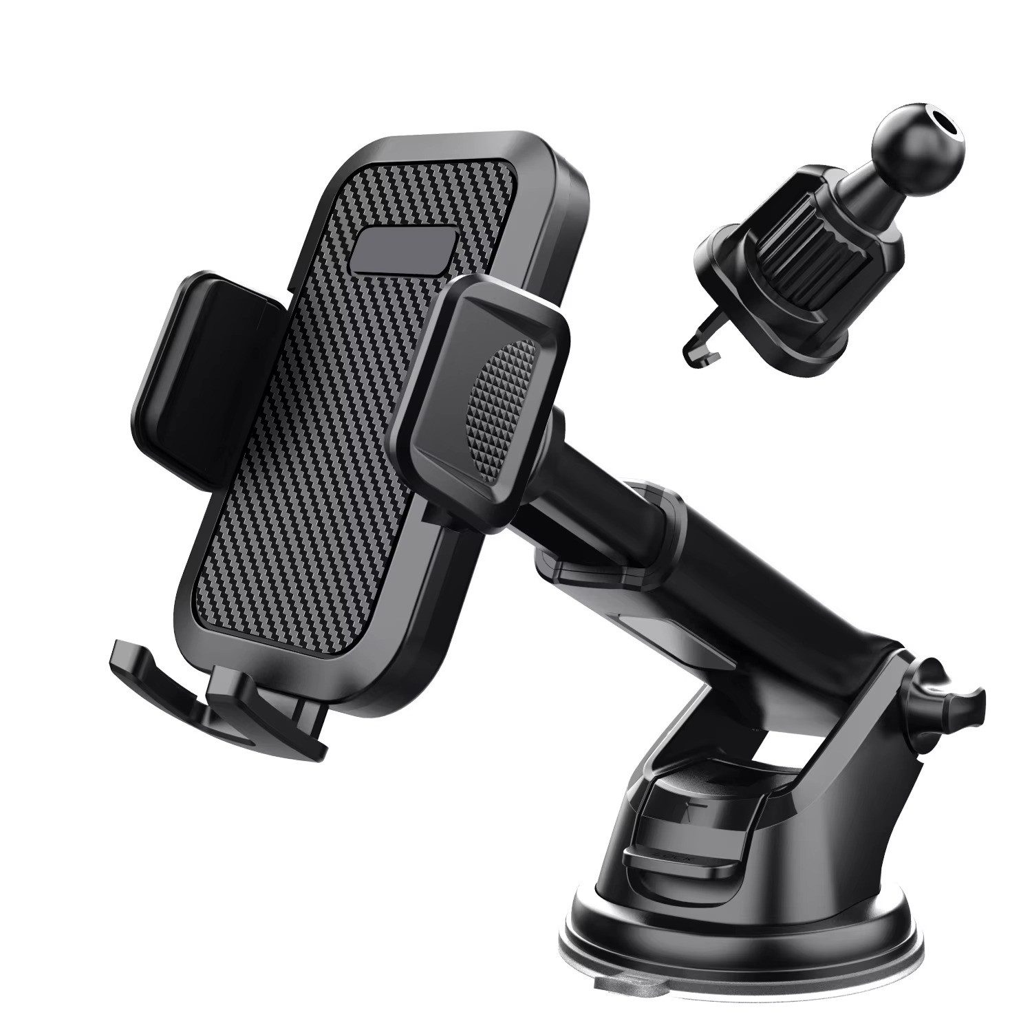 MORRENT Handy-Halterung AUTO handyhalterung 3in1 Saugnapf & Lüftung Halter universal, (3 in 1, Starker Handyhalterung,saugnapf, Flexibler Teleskoparm)