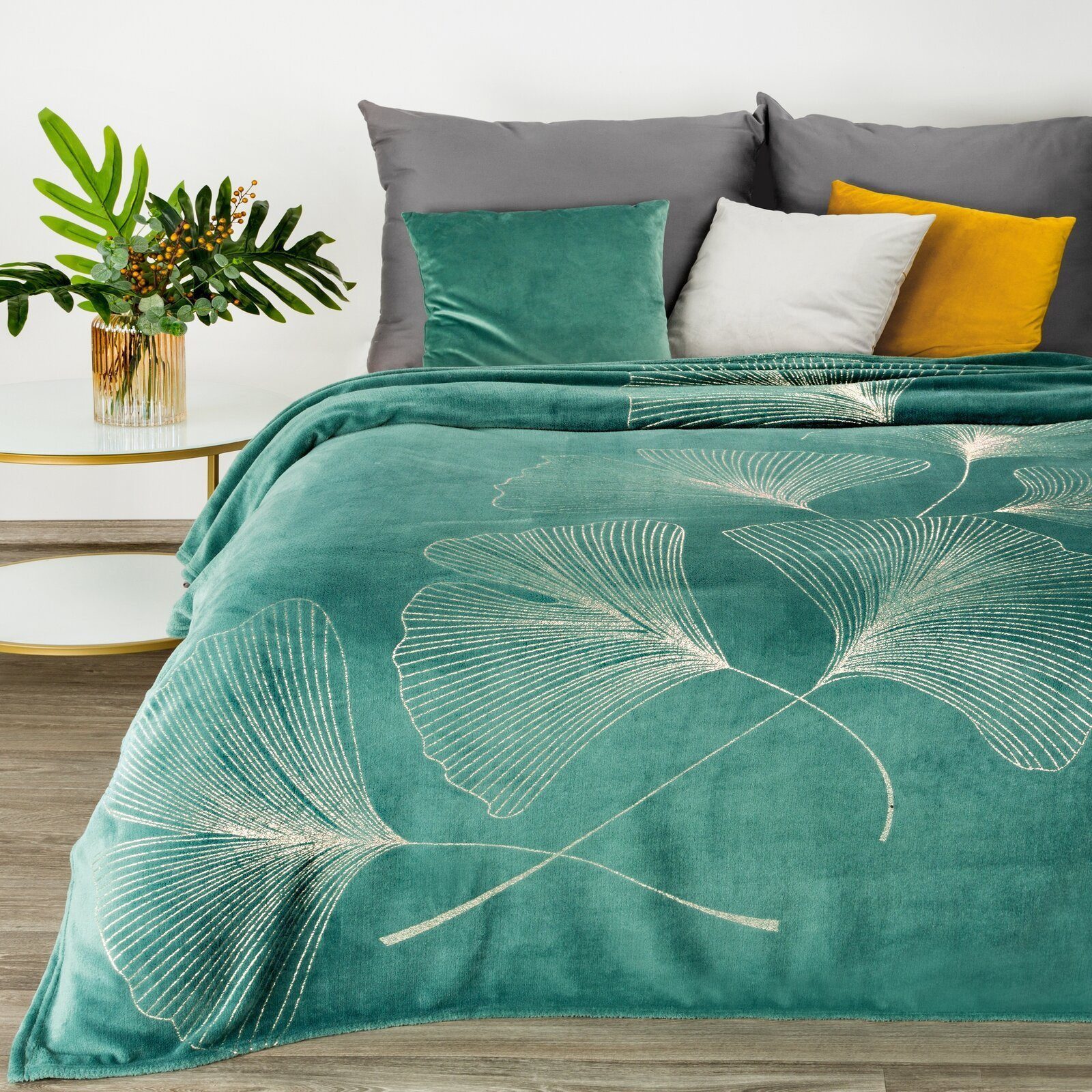 Kniedecke GINKO, Eurofirany, 150x200 Kniedecke TV-Decke günstig online kaufen