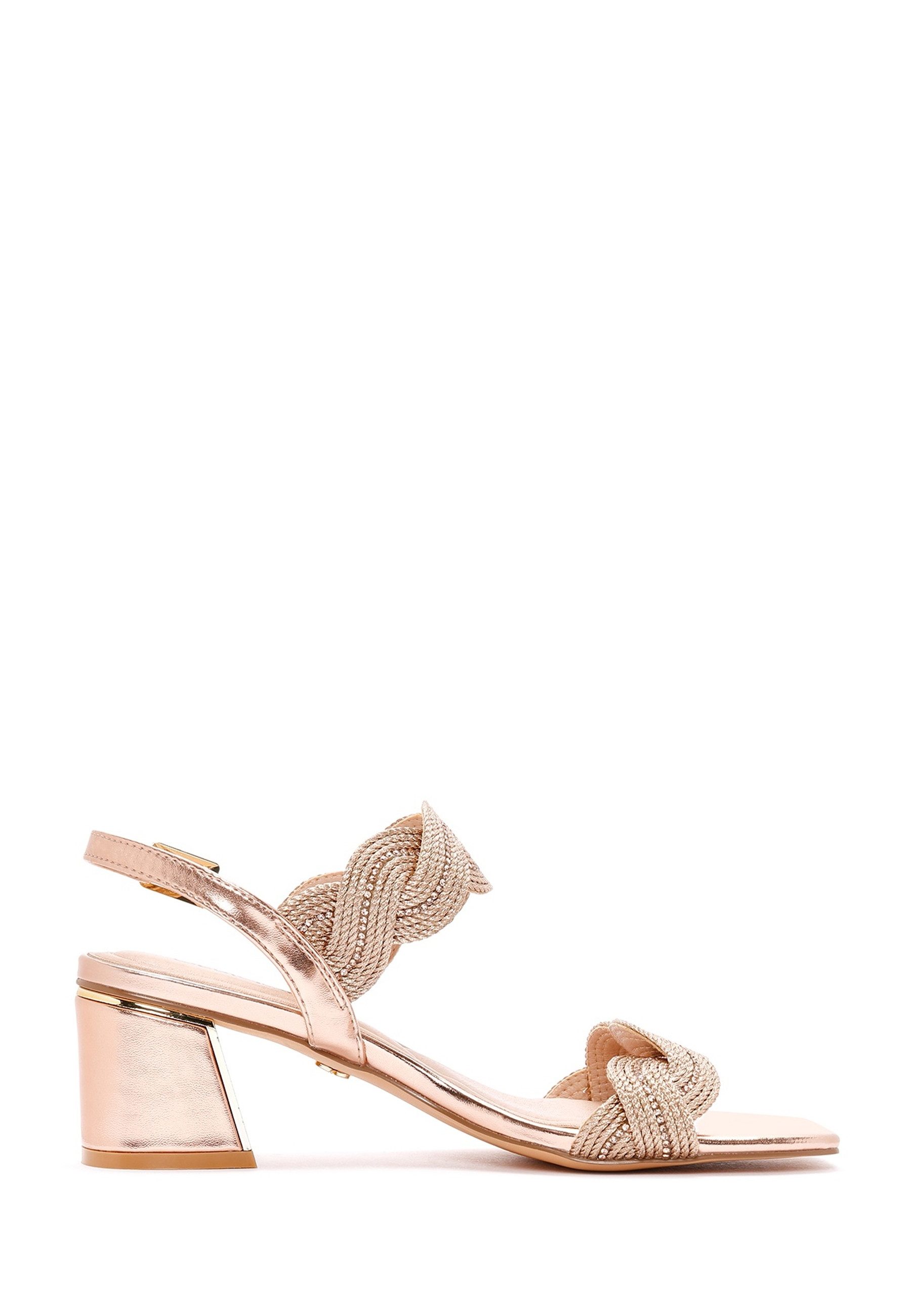 Derimod Sandaletten aus Kunstleder mit mittlerem Absatz Sandale