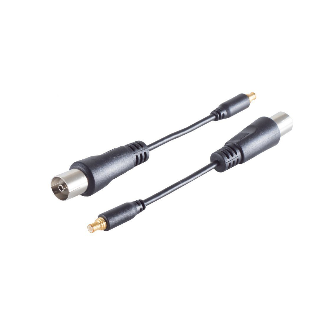 shiverpeaks® Koax-Kabelverbinder MCX Adapter, IEC-Buchse, PVC, schwarz