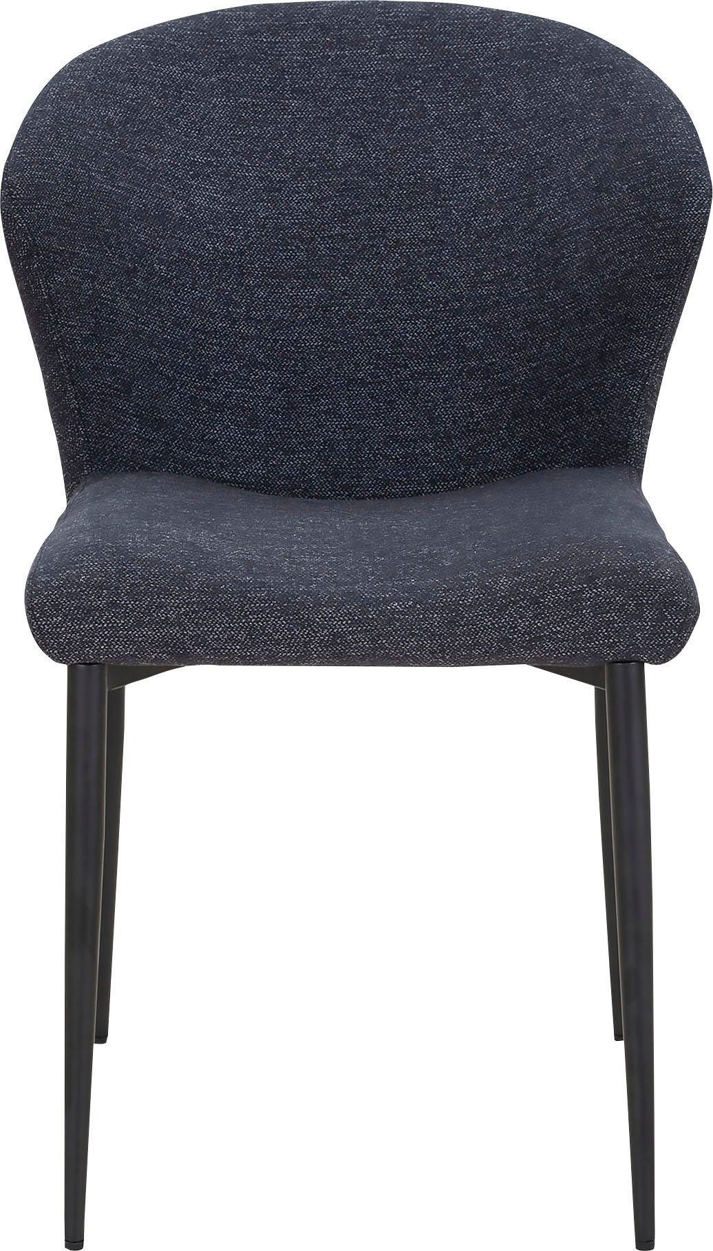 SalesFever Esszimmerstuhl Dallas 2er-Set (Set, 2 St), mit Metallgestell, B 63, H 87, T 56 cm