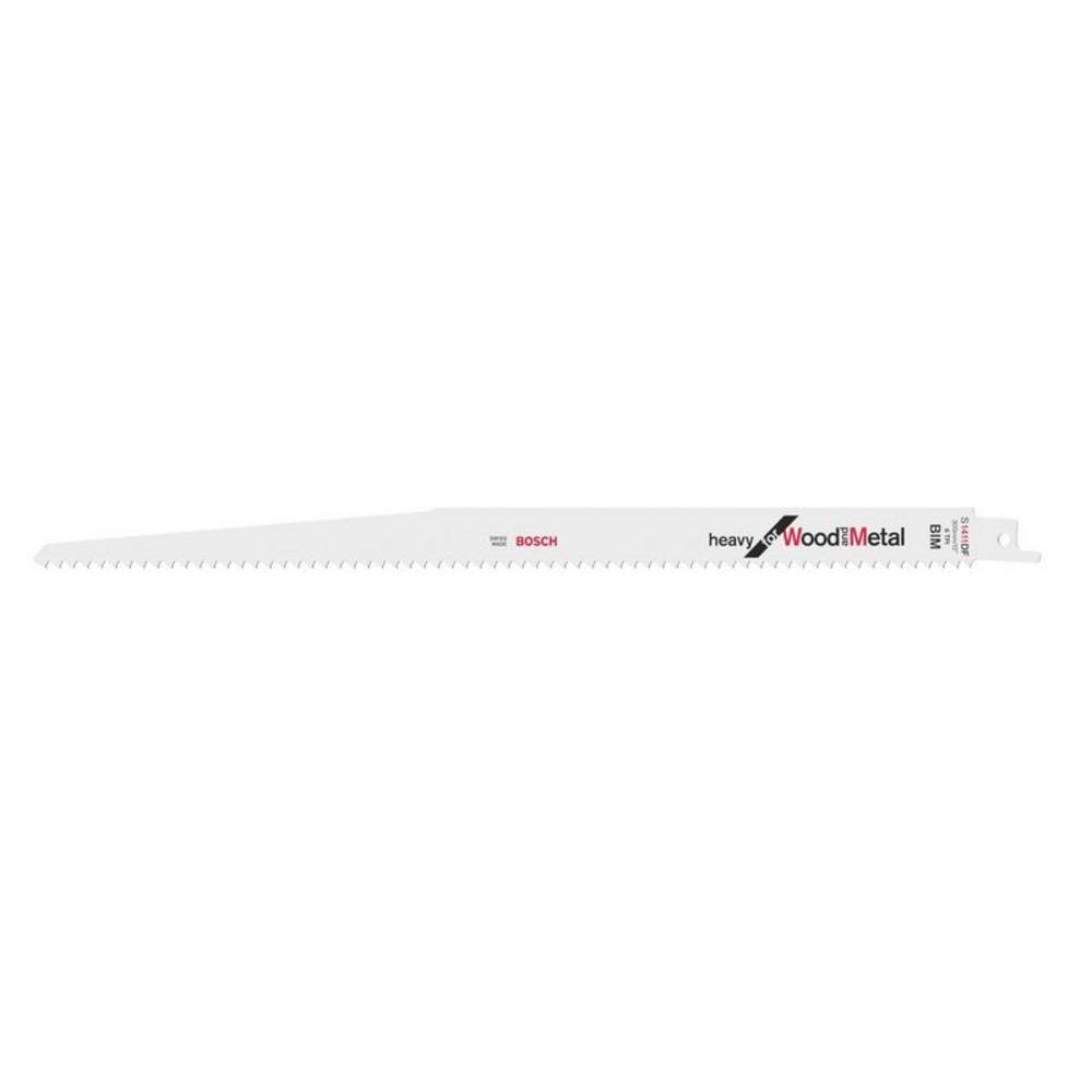 BOSCH Säbelsägeblatt Säbelsägeblatt S 1411 DF, Heavy for Wood and Metal, 2er-Pack
