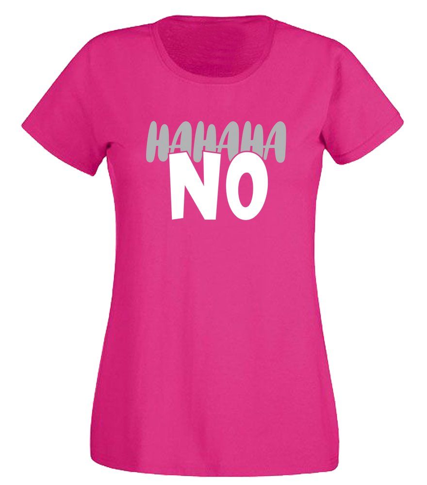 T-Shirt Hahaha NO