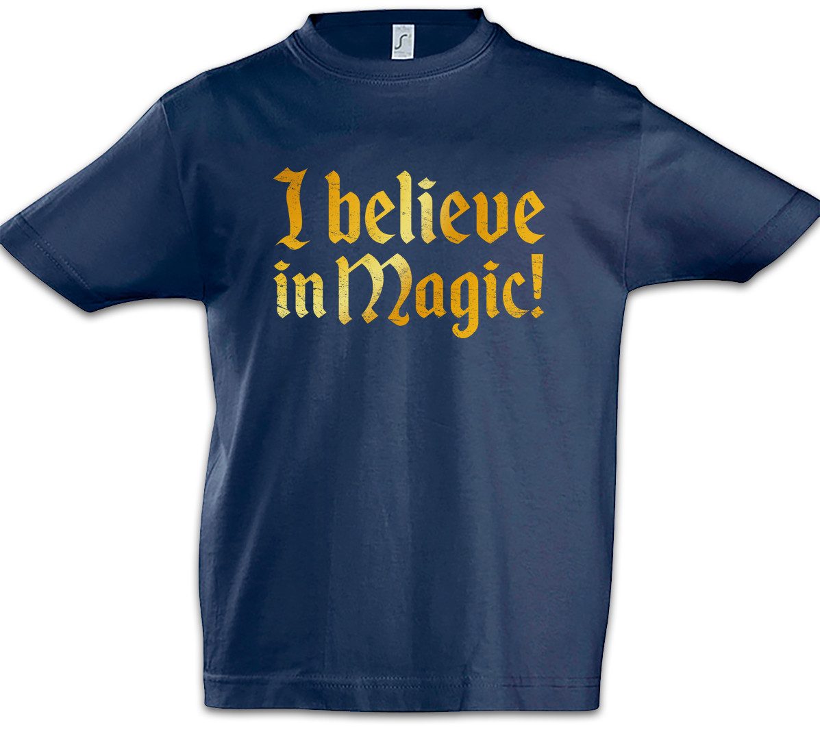 Print-Shirt I Believe In Magic Kinder T-Shirt Magie Zaubererei Magician Dungeons