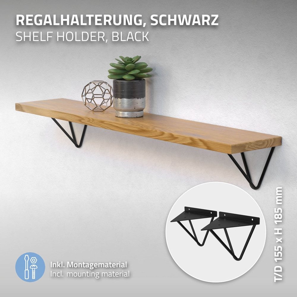 ML-DESIGN Wandregalhalter Regalhalterung Winkel Halterung für günstig online kaufen