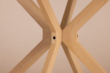 BOURGH Esstisch PIAZZA runder Esstisch - Esszimmertisch / Küchen Tisch ⌀120cm in grau, in modernem Design